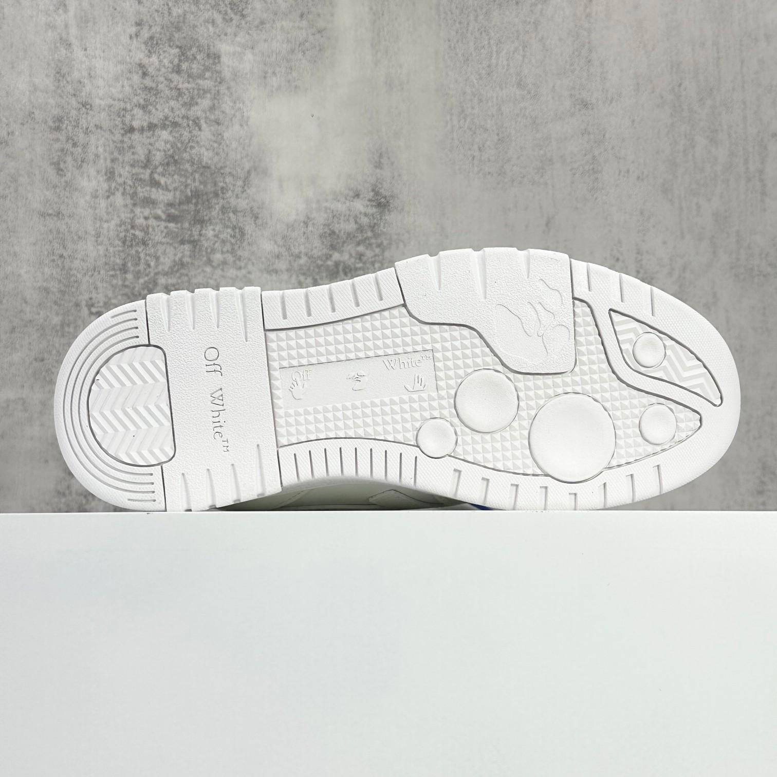 Off-White Out of Office Low 'For Walking - White Blue White Sole' - FashionPlug