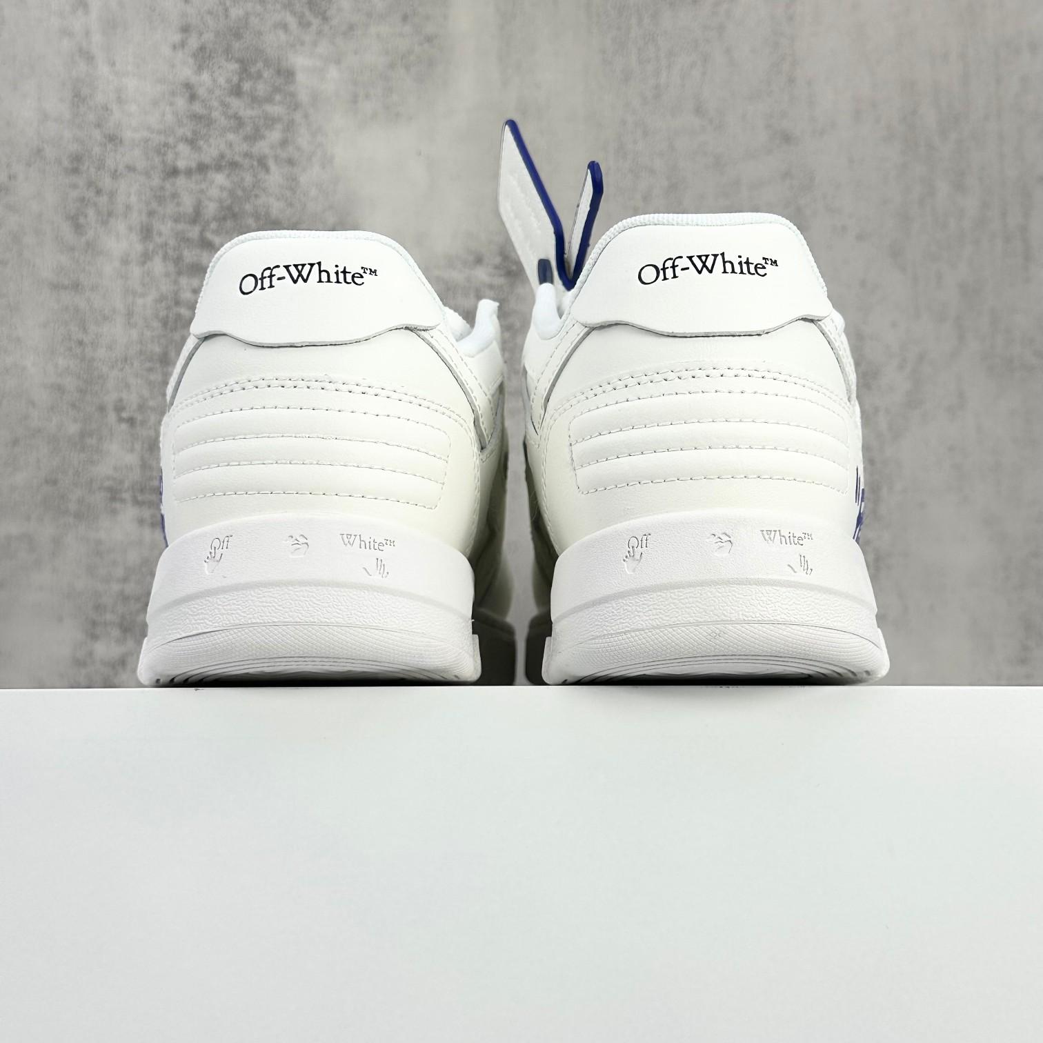 Off-White Out of Office Low 'For Walking - White Blue White Sole' - FashionPlug