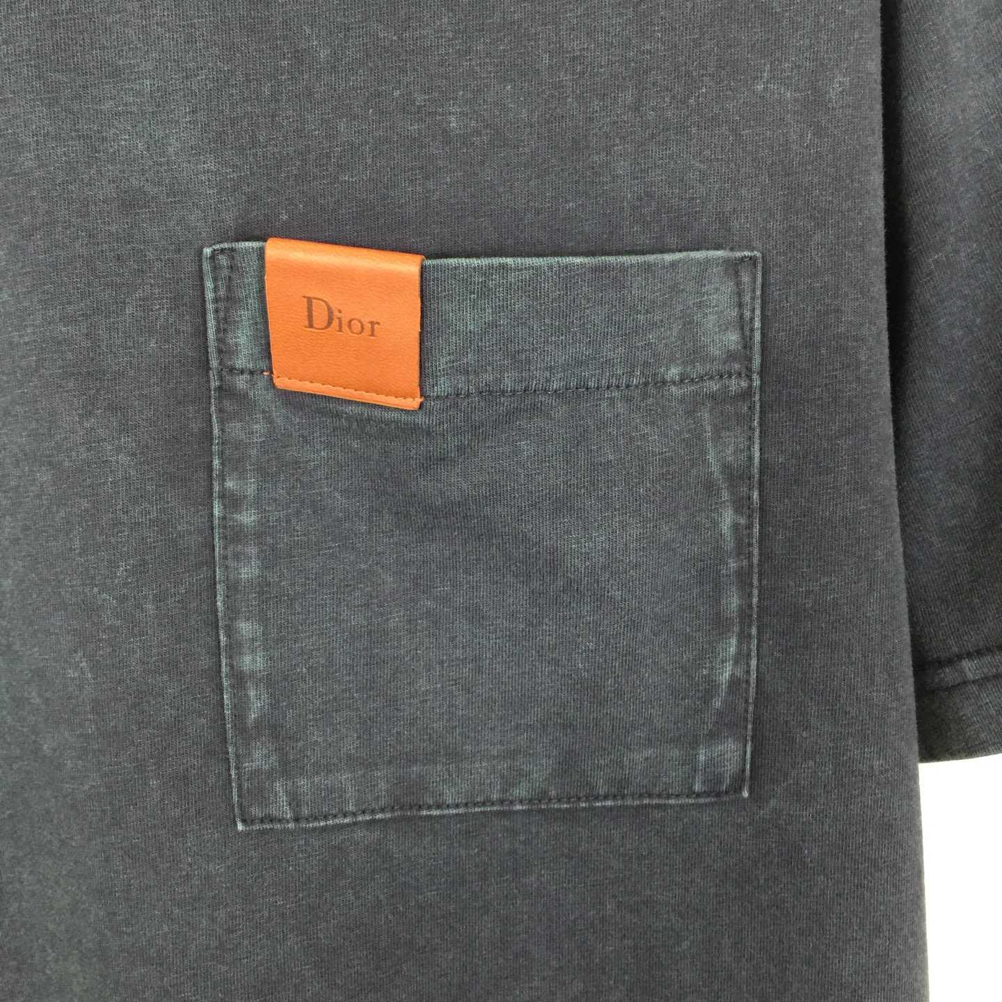Dior T-Shirt With Pocket, Relaxed Fit  - FashionPlug