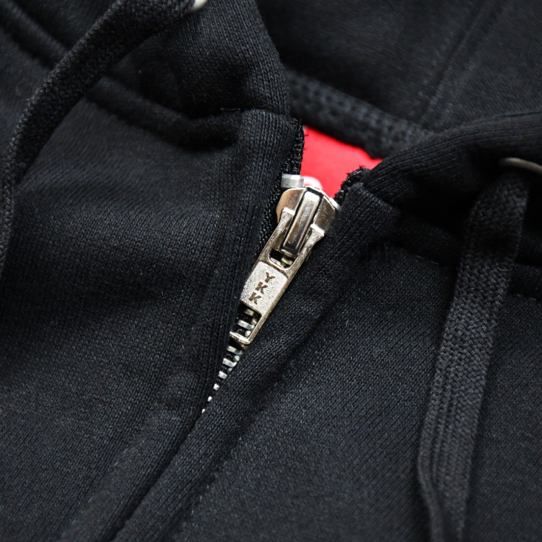 Supreme x Michael Jackson Graphic-Print Zip-Up Hoodie - Black - FashionPlug