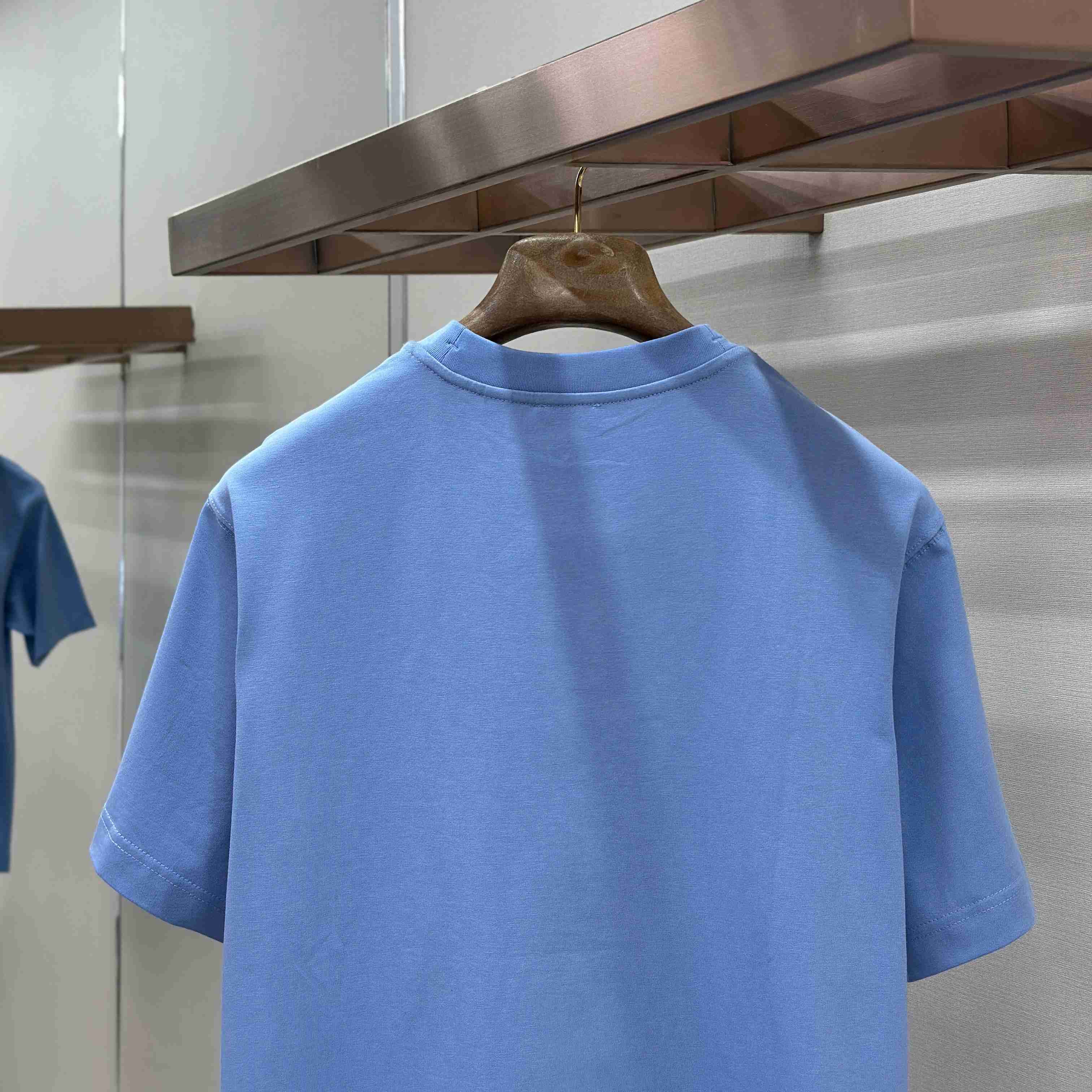 Burberry Knight Stamp Cotton T-shirt - FashionPlug