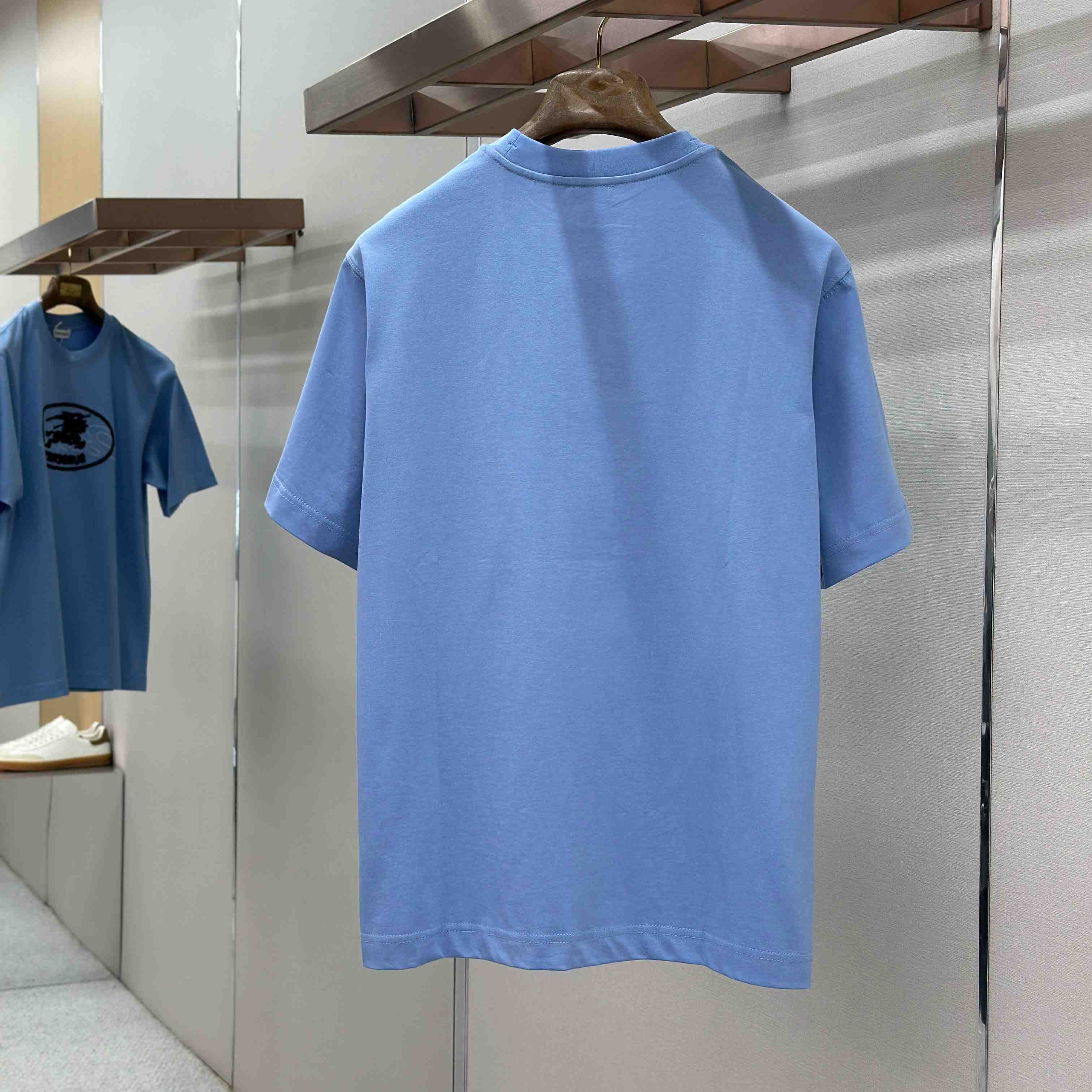 Burberry Knight Stamp Cotton T-shirt - FashionPlug