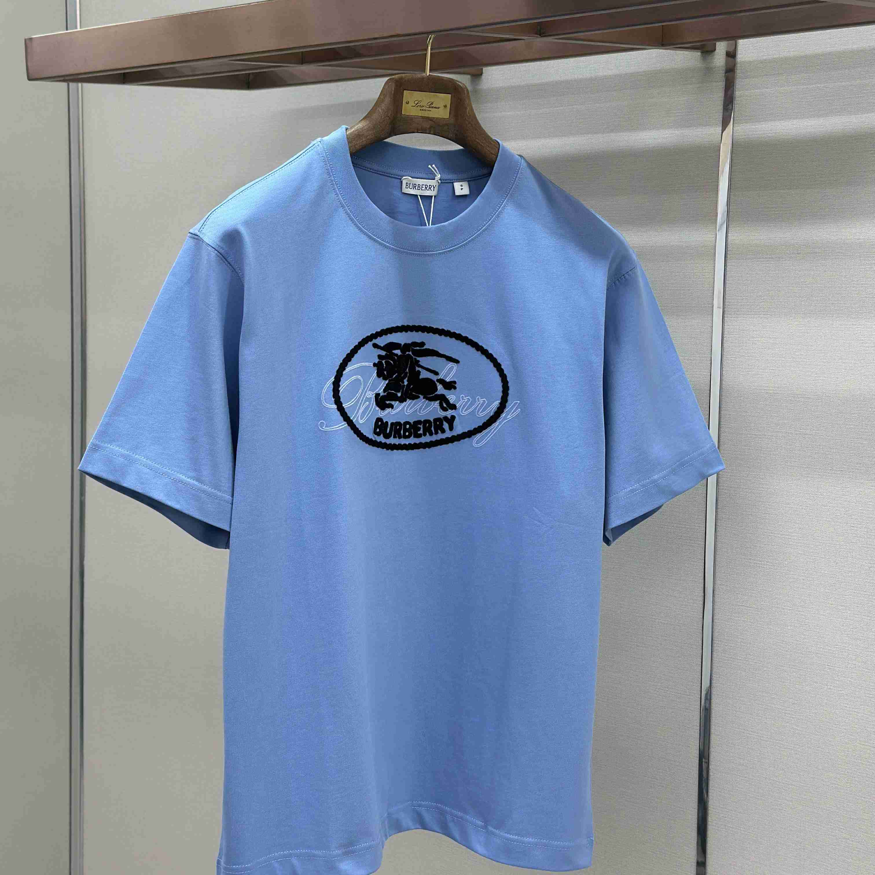 Burberry Knight Stamp Cotton T-shirt - FashionPlug