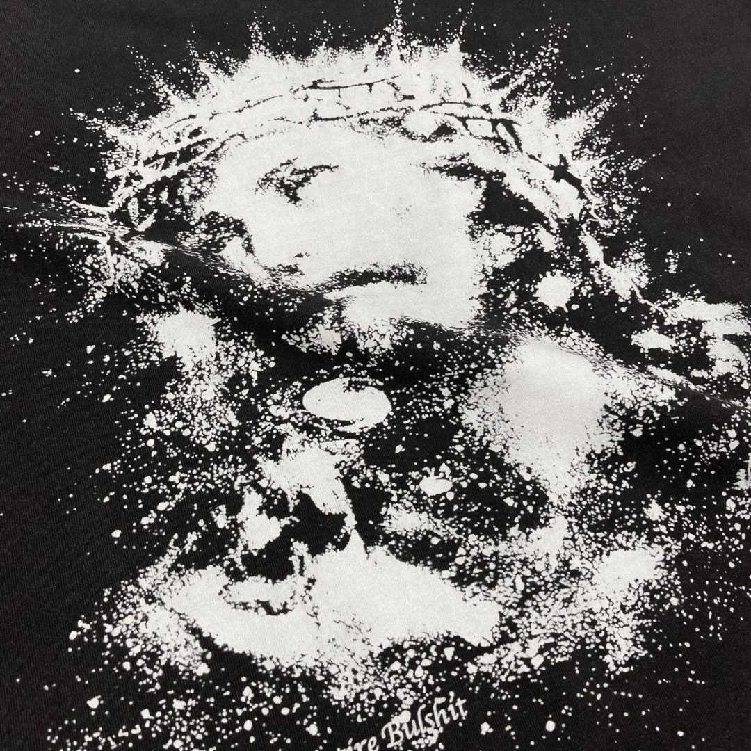 Saint Michael Saint Yourself Short-Sleeve Tee 'Black' - FashionPlug