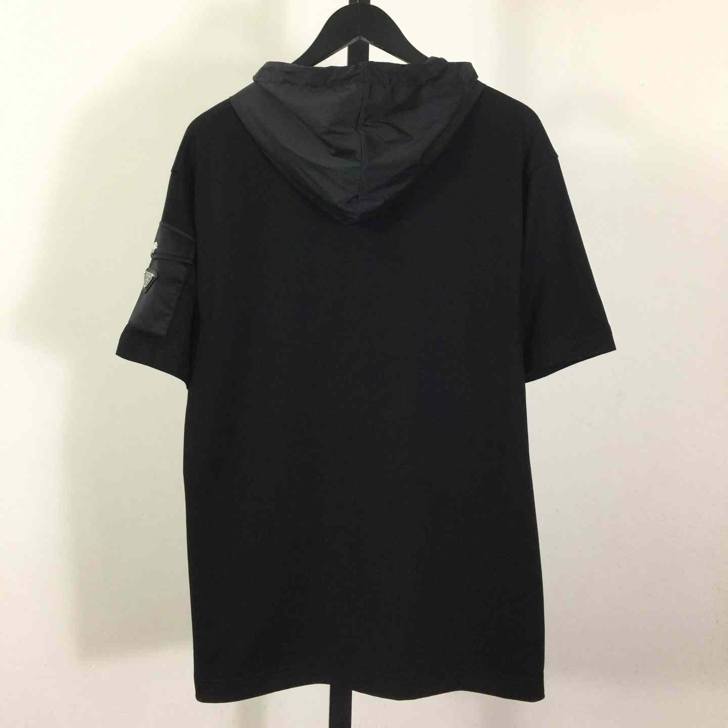 Prada Hooded T-shirt - FashionPlug