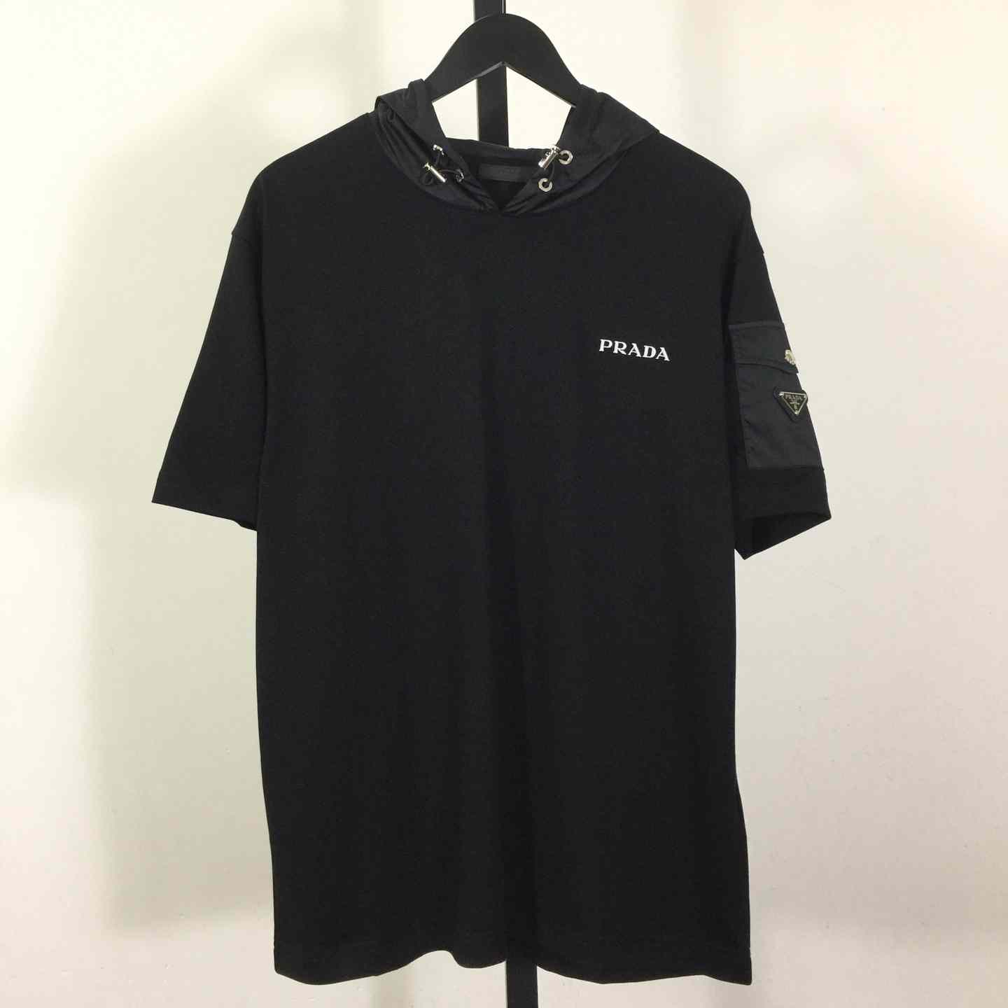 Prada Hooded T-shirt - FashionPlug