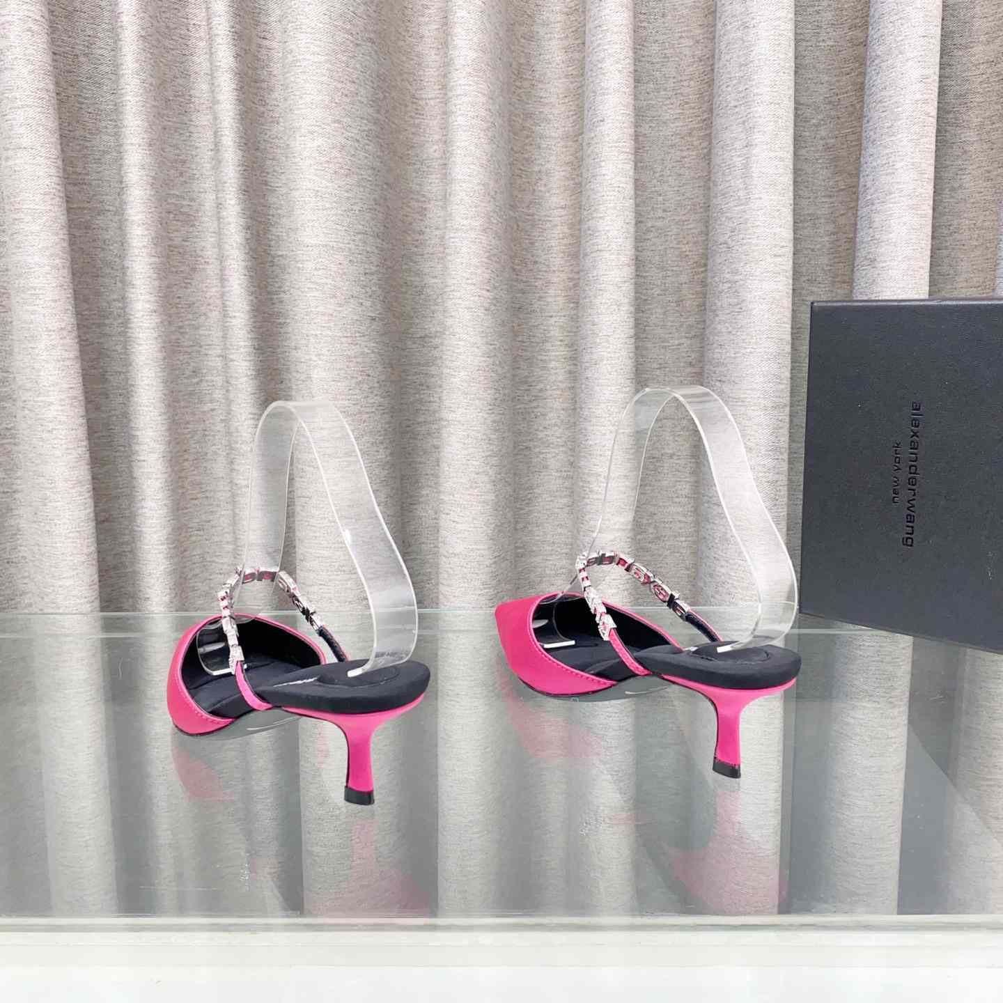 Alexander Wang Delphine Embellished Mid-heel Mules - FashionPlug