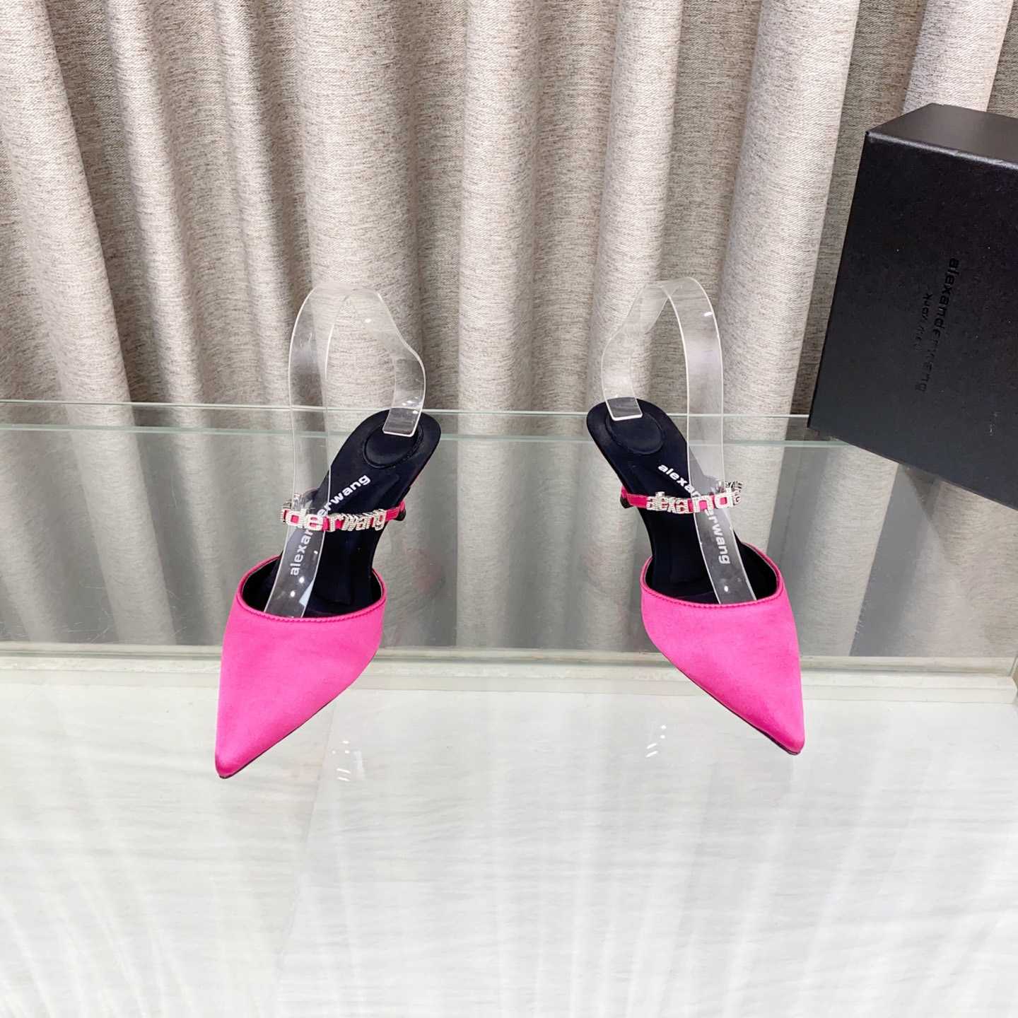 Alexander Wang Delphine Embellished Mid-heel Mules - FashionPlug