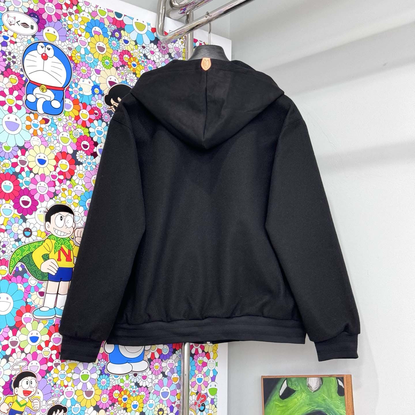 Louis Vuitton Leather Mix Hooded Blouson    1AJSN7 - FashionPlug