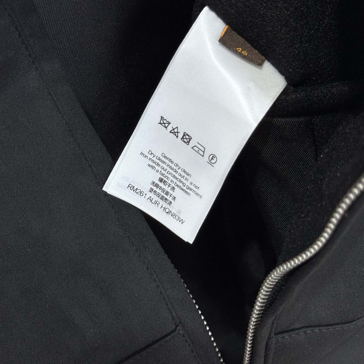 Louis Vuitton Leather Mix Hooded Blouson    1AJSN7 - FashionPlug