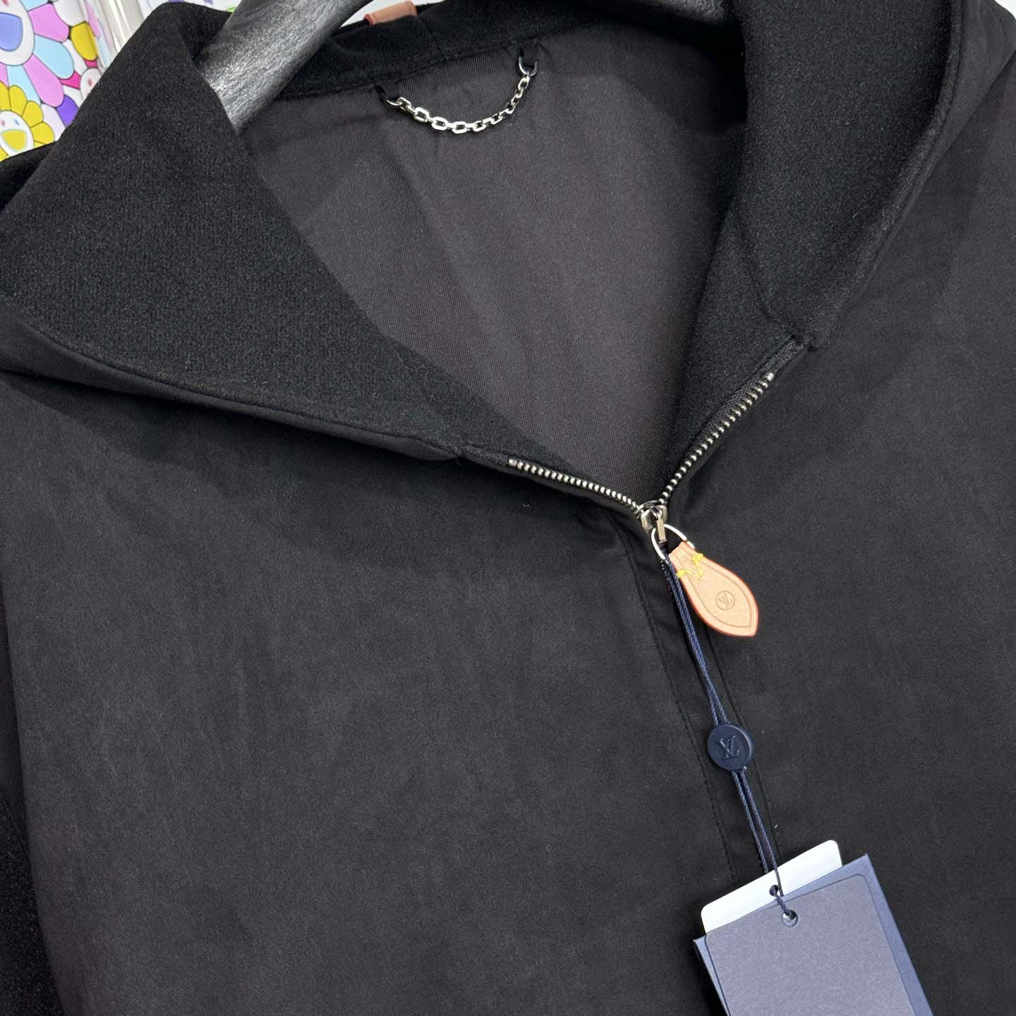 Louis Vuitton Leather Mix Hooded Blouson    1AJSN7 - FashionPlug