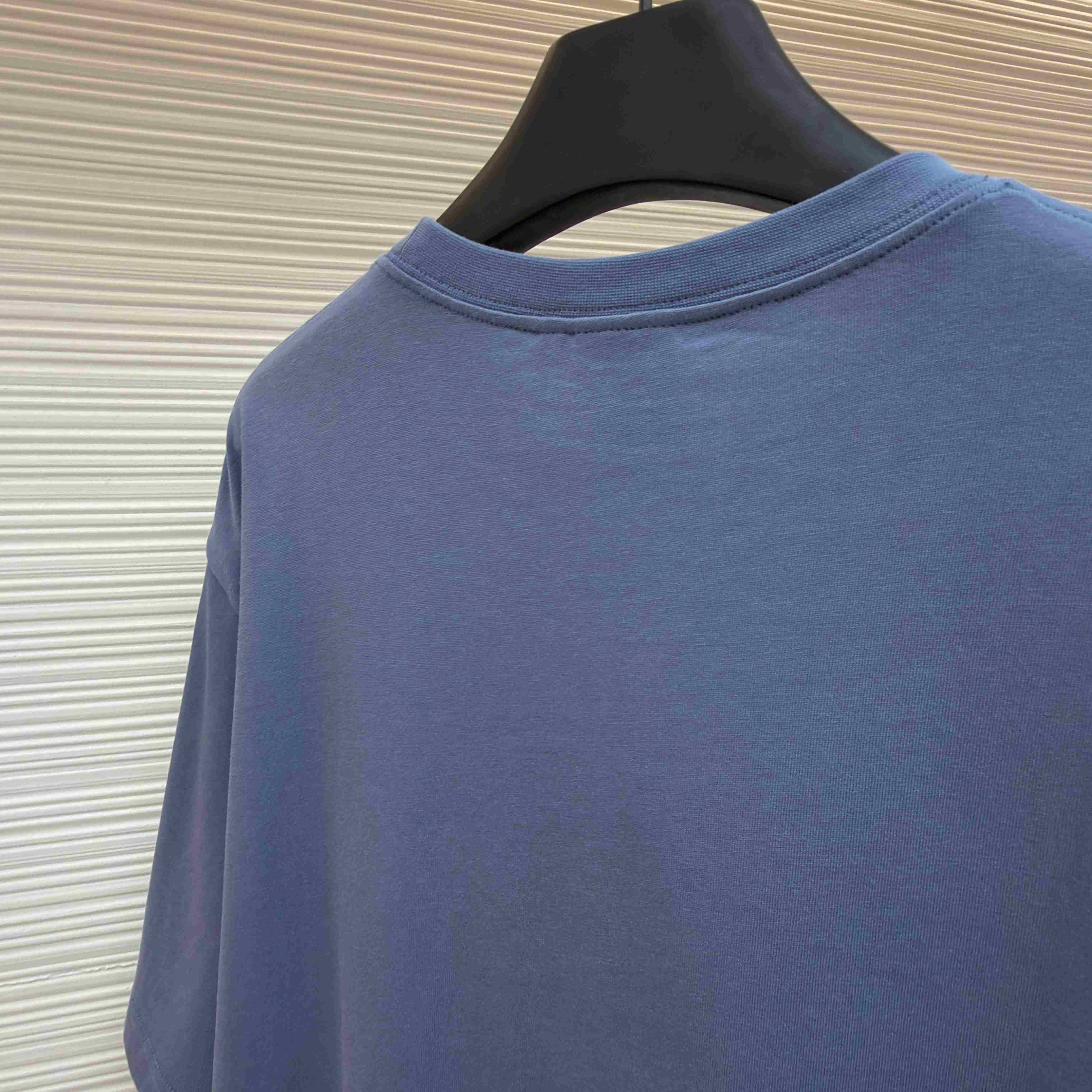 Dior T-Shirt With Book Cover Embroidery, Relaxed Fit - FashionPlug