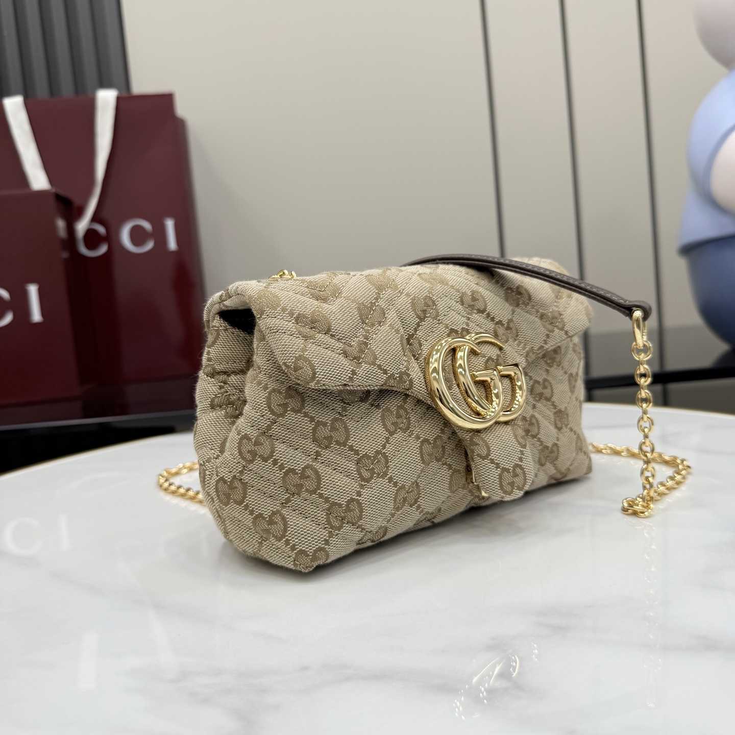 Gucci GG Marmont Mini Shoulder Bag - FashionPlug