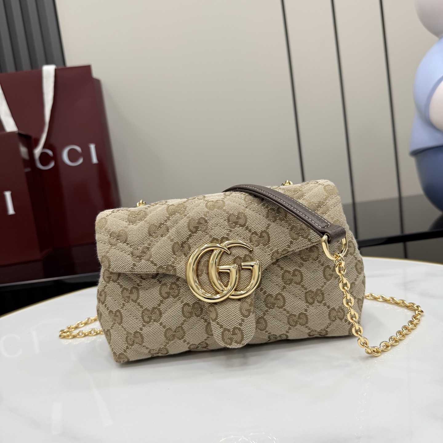 Gucci GG Marmont Mini Shoulder Bag - FashionPlug