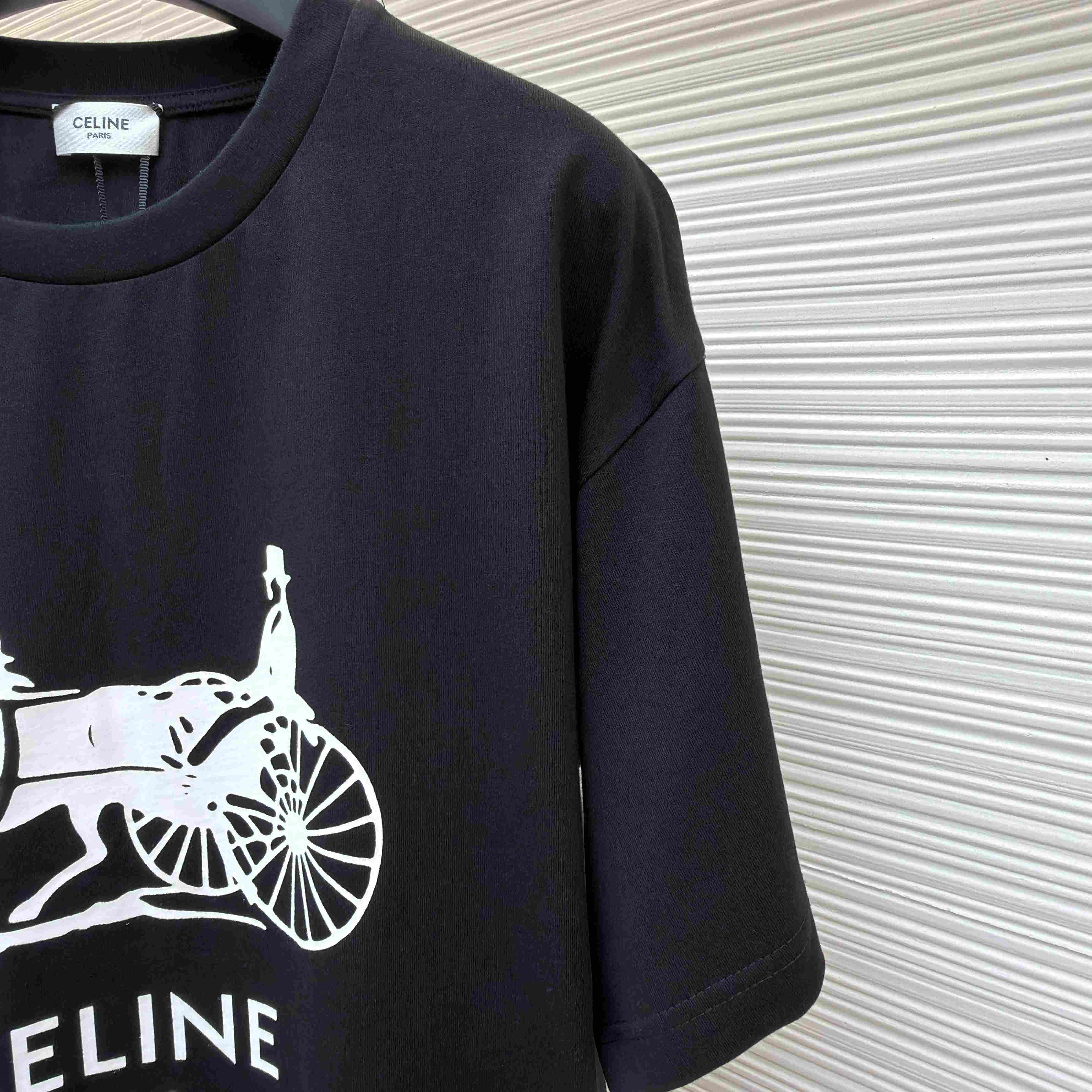 Celine T-shirt IN Cotton Jersey - FashionPlug
