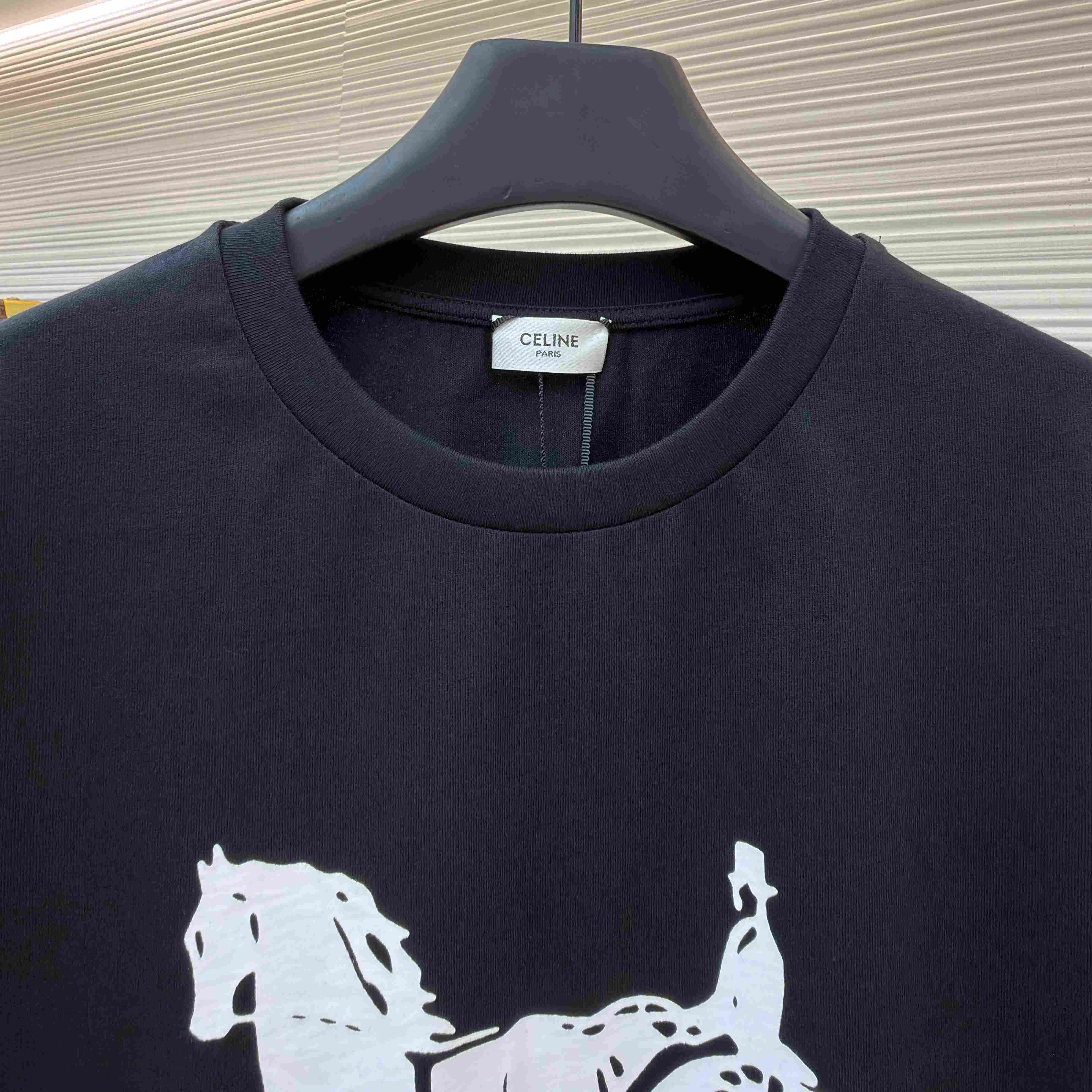 Celine T-shirt IN Cotton Jersey - FashionPlug