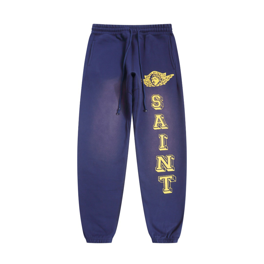 Saint Micheal Angel Sweatpants - FashionPlug