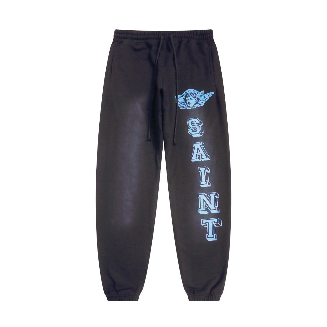 Saint Micheal Angel Sweatpants - FashionPlug