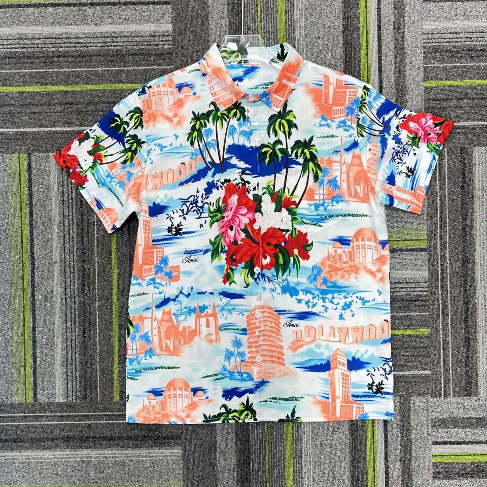 Amiri Cityscape Embellished Shirt 'Multicolor' - FashionPlug