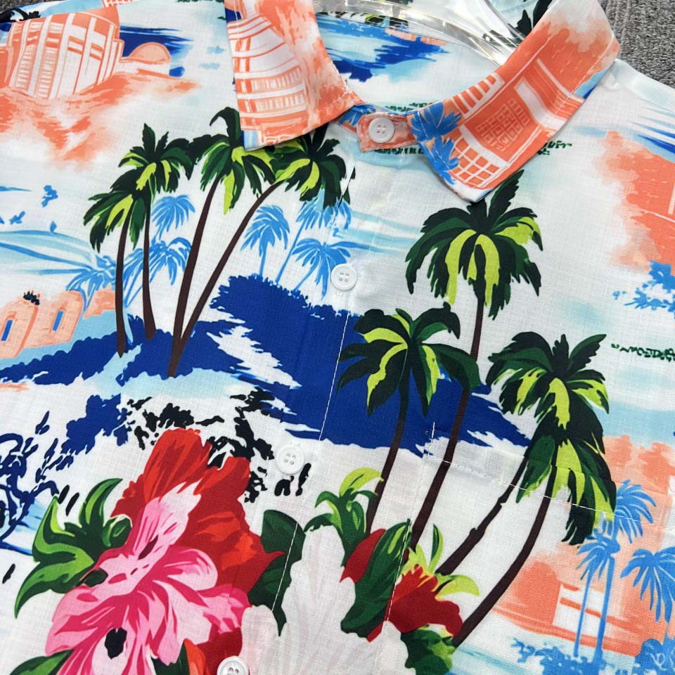 Amiri Cityscape Embellished Shirt 'Multicolor' - FashionPlug