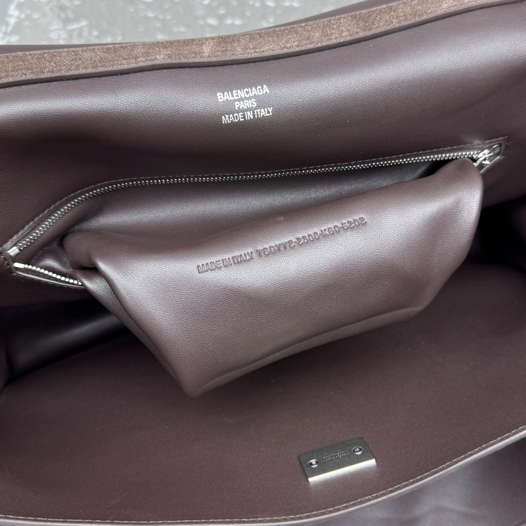 Balenciaga Rodeo Handbag Medium In Light Espresso - FashionPlug