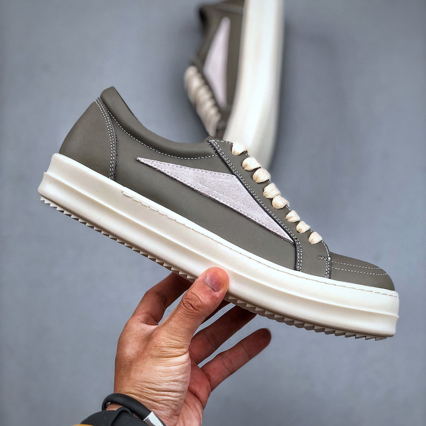 Rick Owens Low-top Sneakers  - FashionPlug