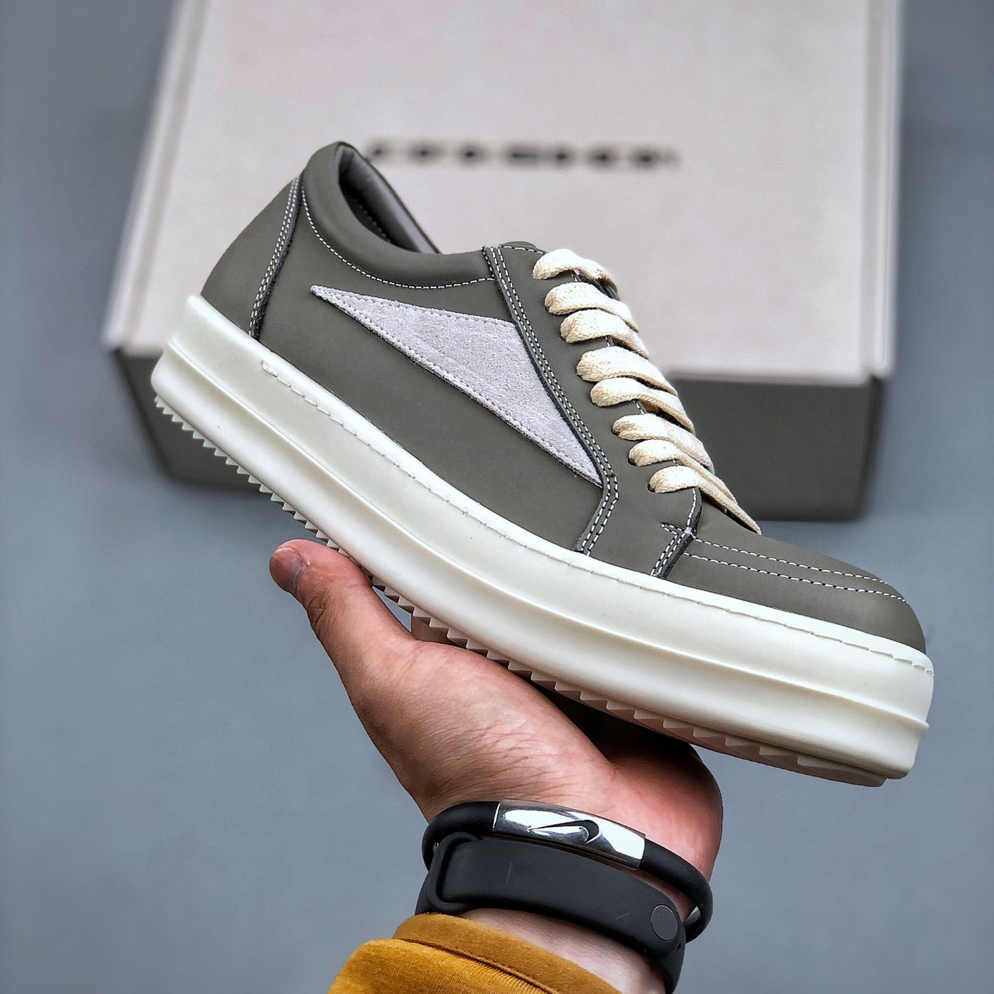 Rick Owens Low-top Sneakers  - FashionPlug