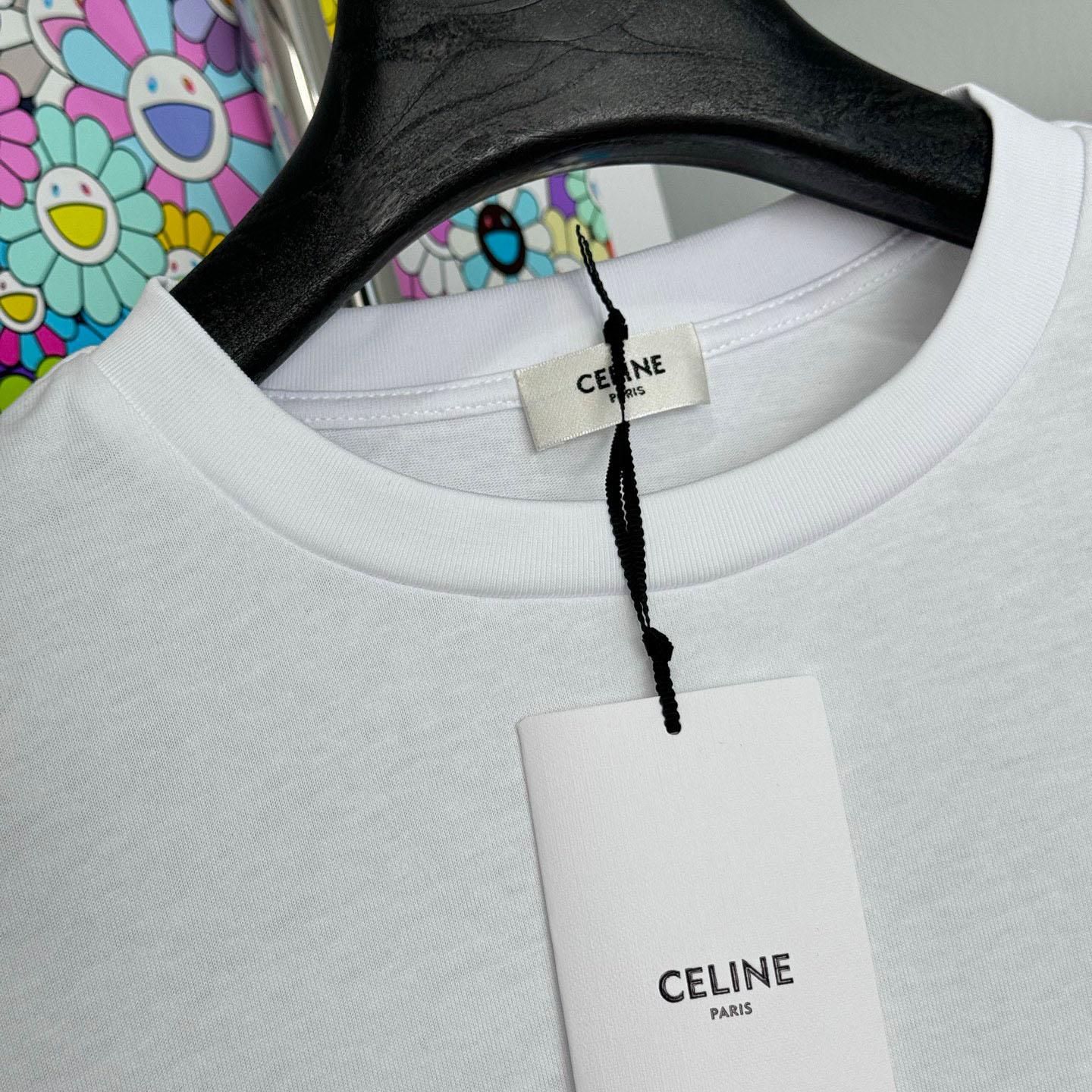 Celine Loose t-shirt IN Cotton Jersey - FashionPlug