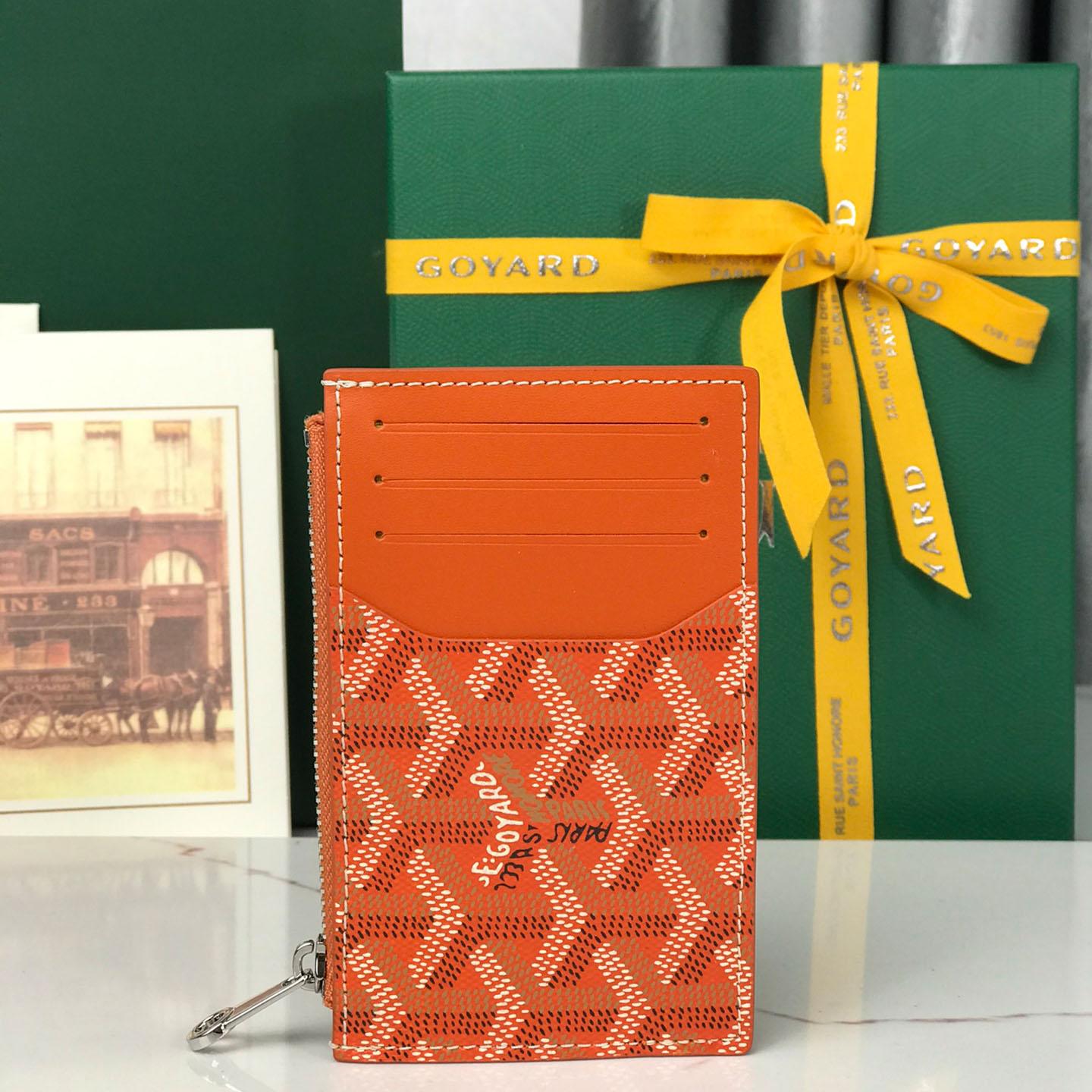 Goyard Bourbon Zipped Card Holder - FashionPlug