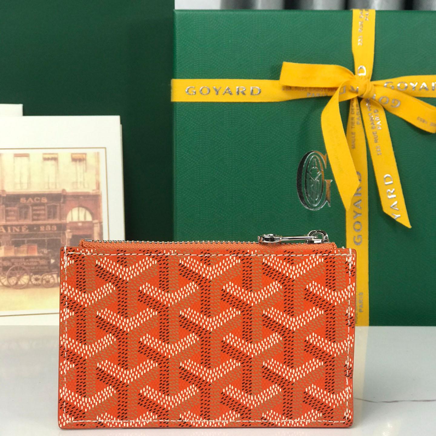 Goyard Bourbon Zipped Card Holder - FashionPlug
