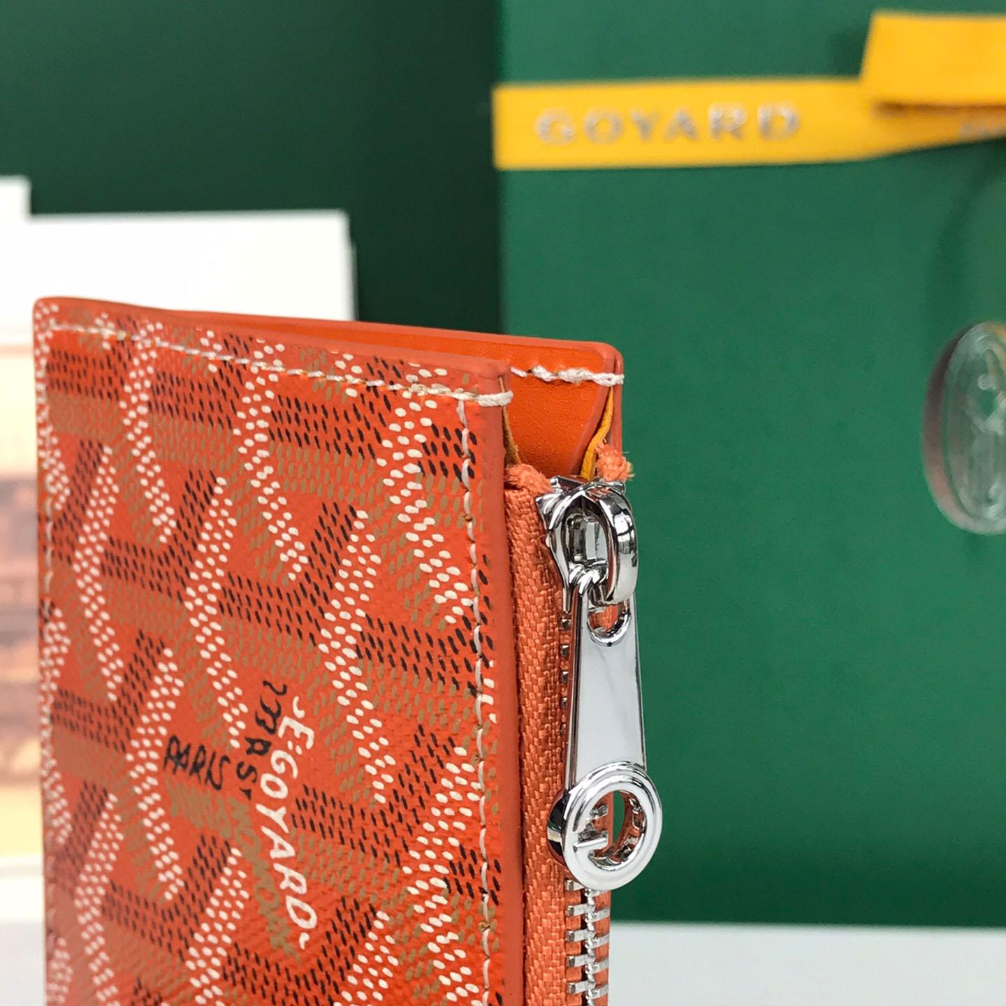 Goyard Bourbon Zipped Card Holder - FashionPlug