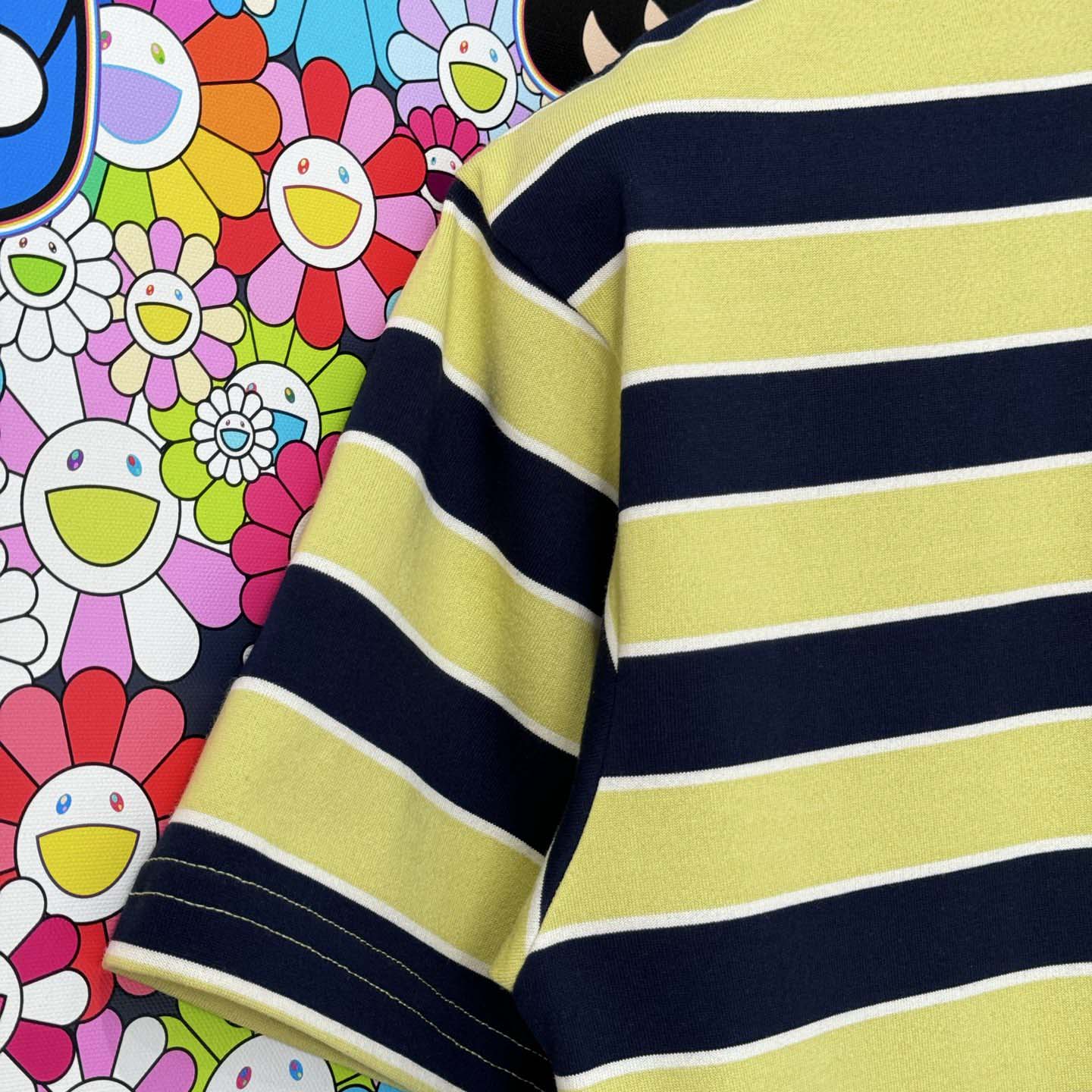 Prada Oversized Striped Jersey T-shirt - FashionPlug