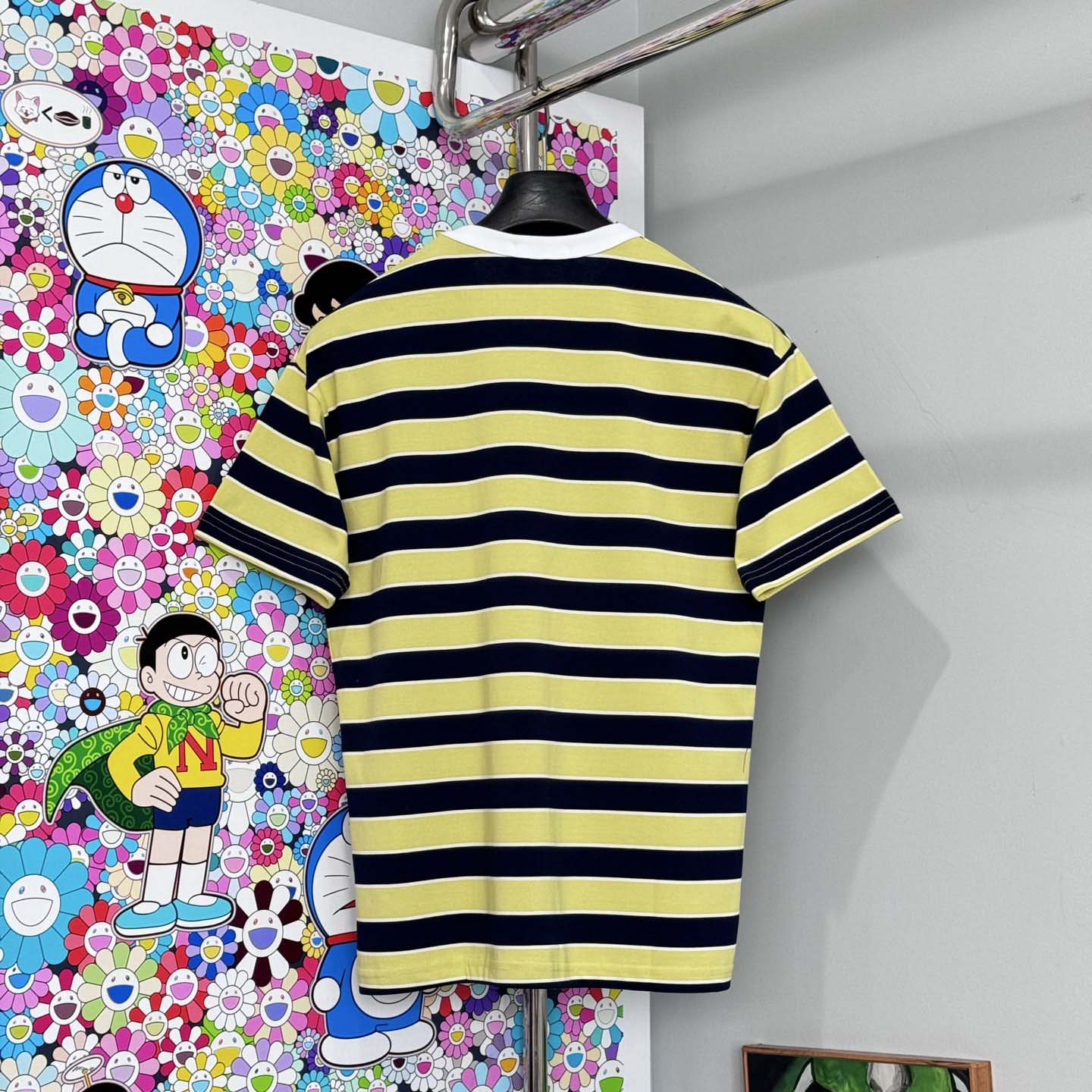 Prada Oversized Striped Jersey T-shirt - FashionPlug