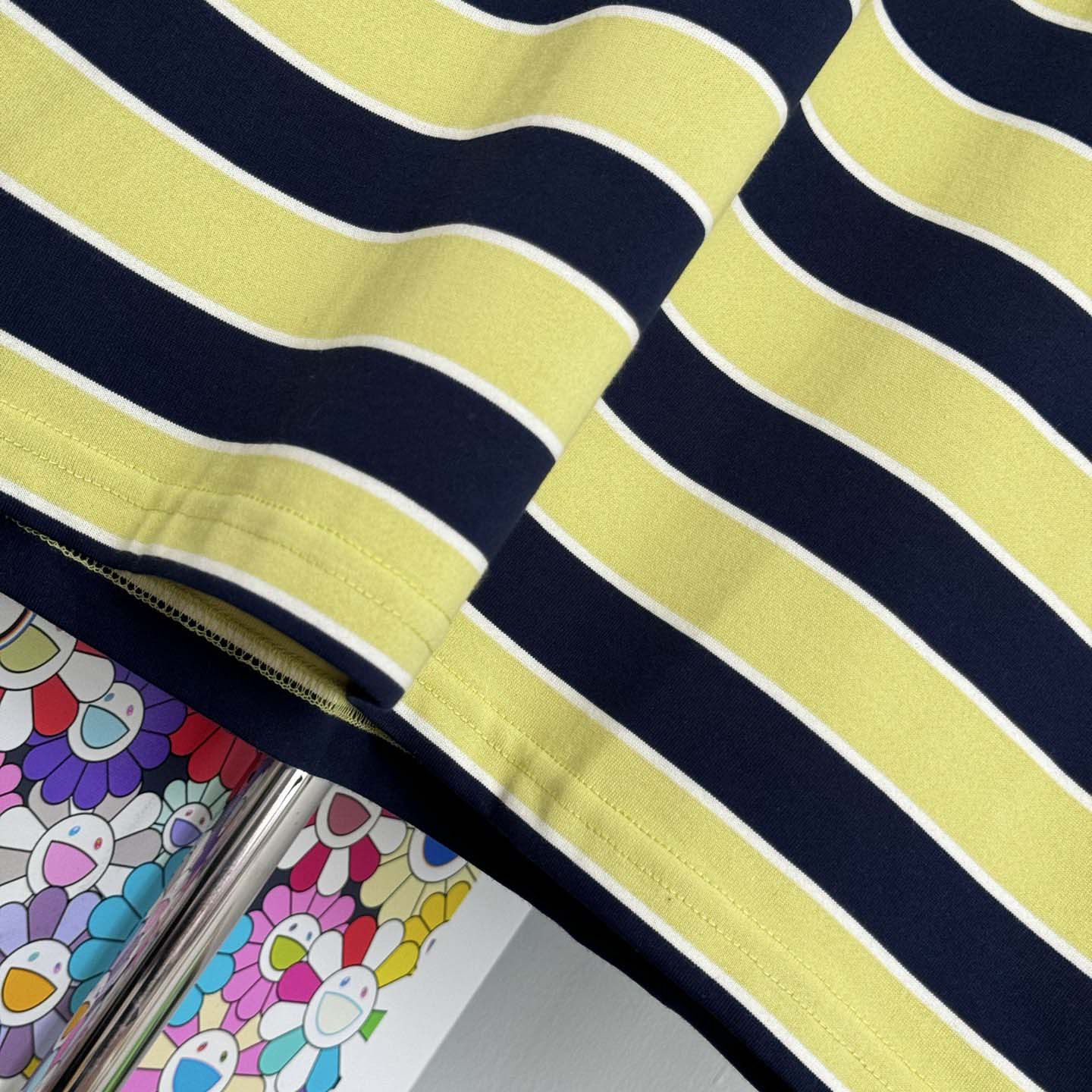 Prada Oversized Striped Jersey T-shirt - FashionPlug