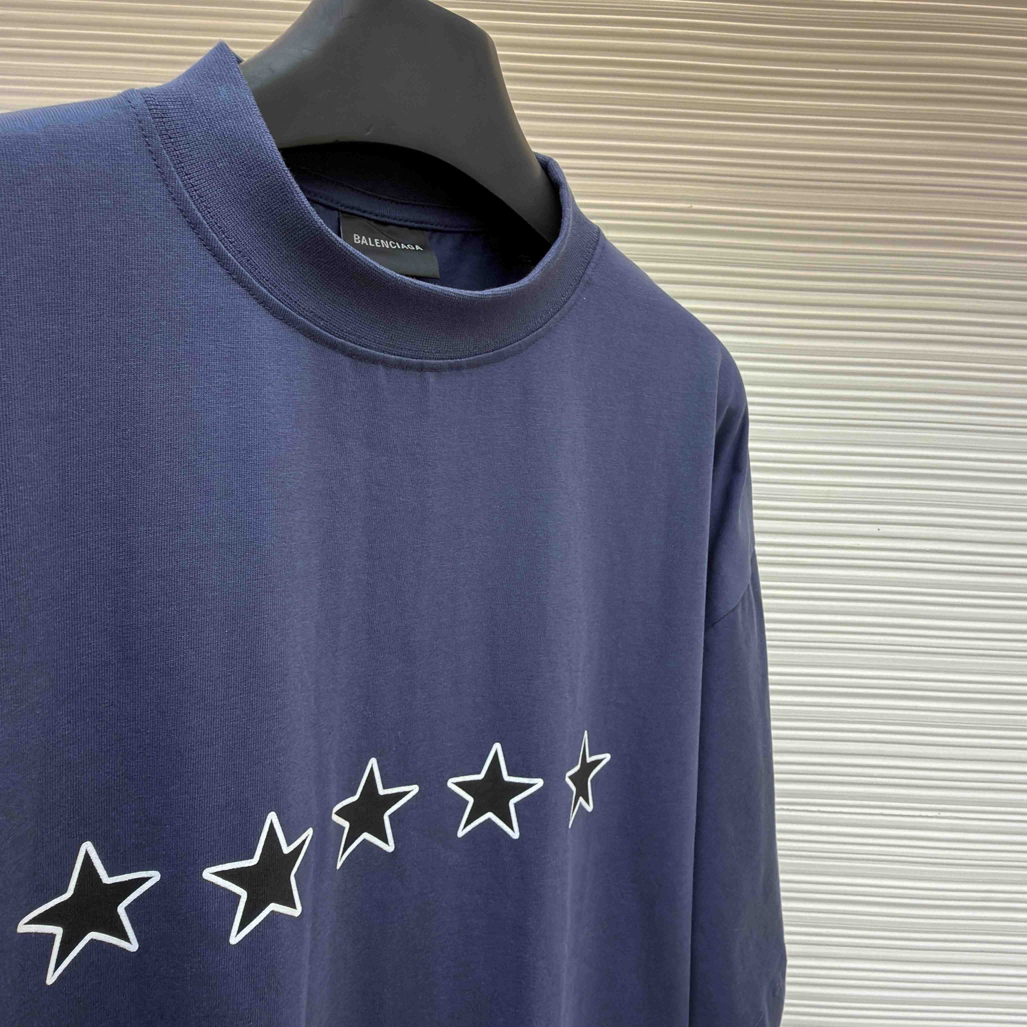 Balenciaga Star-print T-shirt - FashionPlug