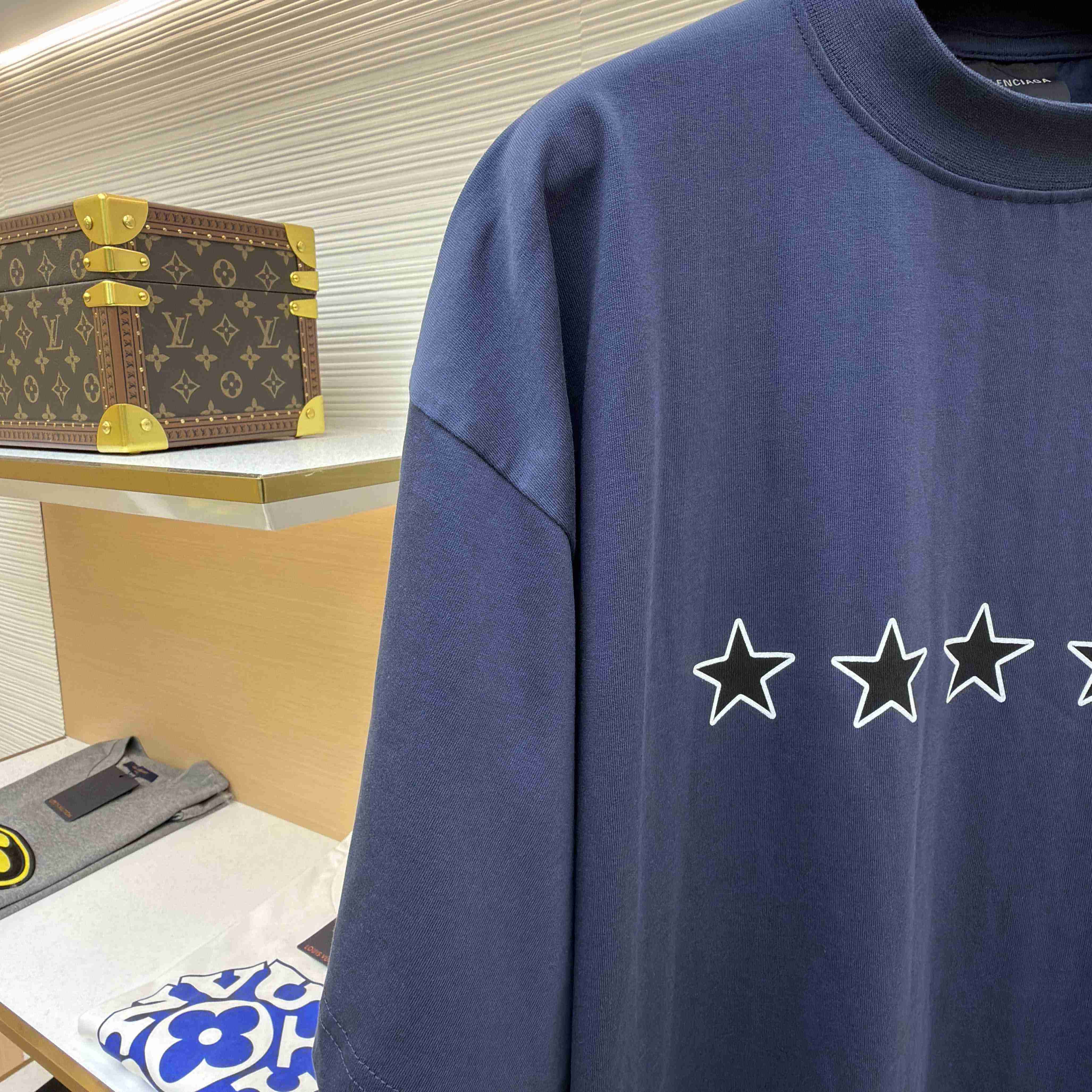 Balenciaga Star-print T-shirt - FashionPlug