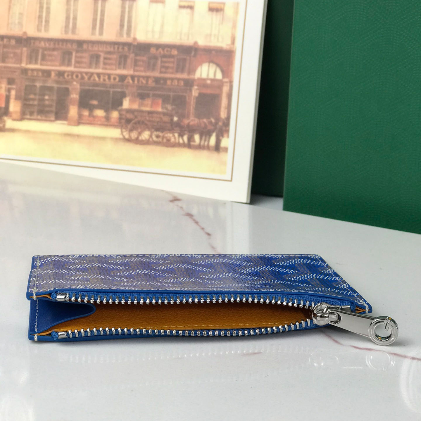 Goyard Bourbon Zipped Card Holder - FashionPlug