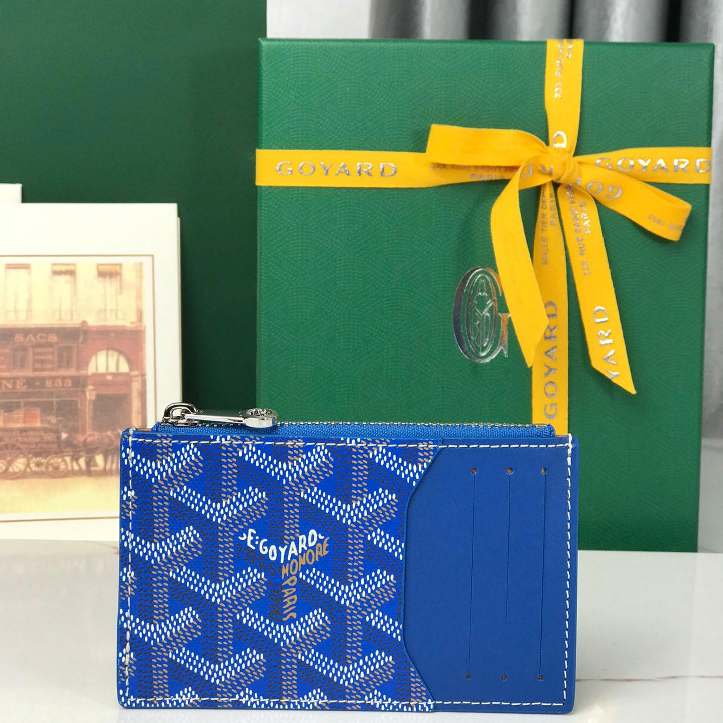 Goyard Bourbon Zipped Card Holder - FashionPlug
