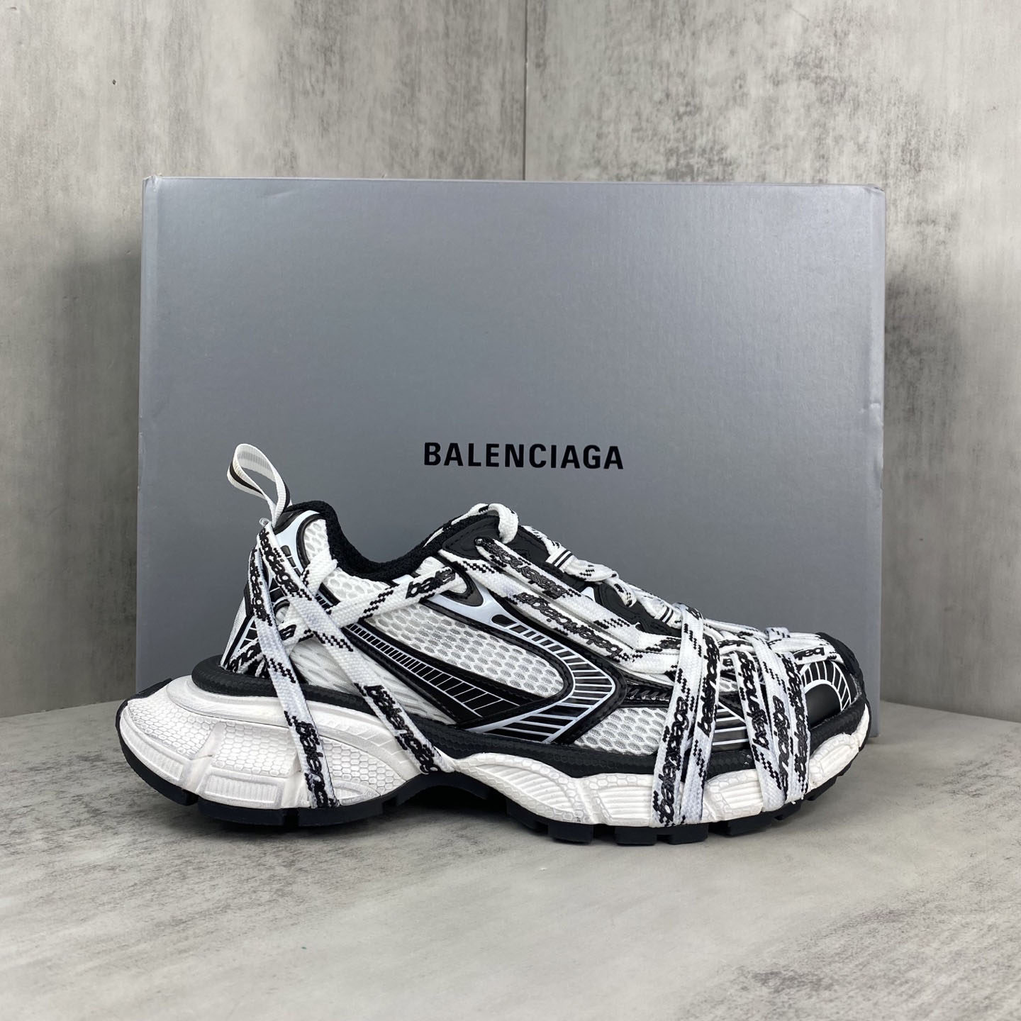 Balenciaga Balenciaga 3XL Extreme Laces Logo Sneaker - FashionPlug