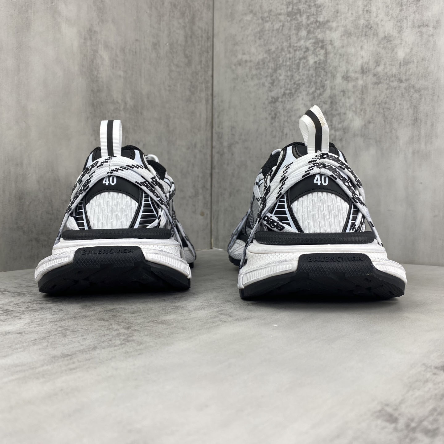 Balenciaga Balenciaga 3XL Extreme Laces Logo Sneaker - FashionPlug