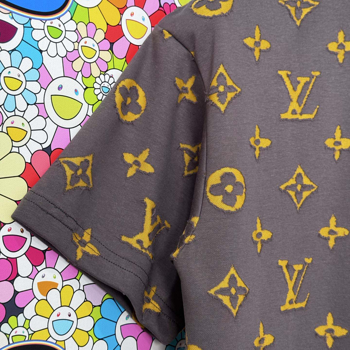 Louis Vuitton Monogram Short-Sleeved Crewneck - FashionPlug