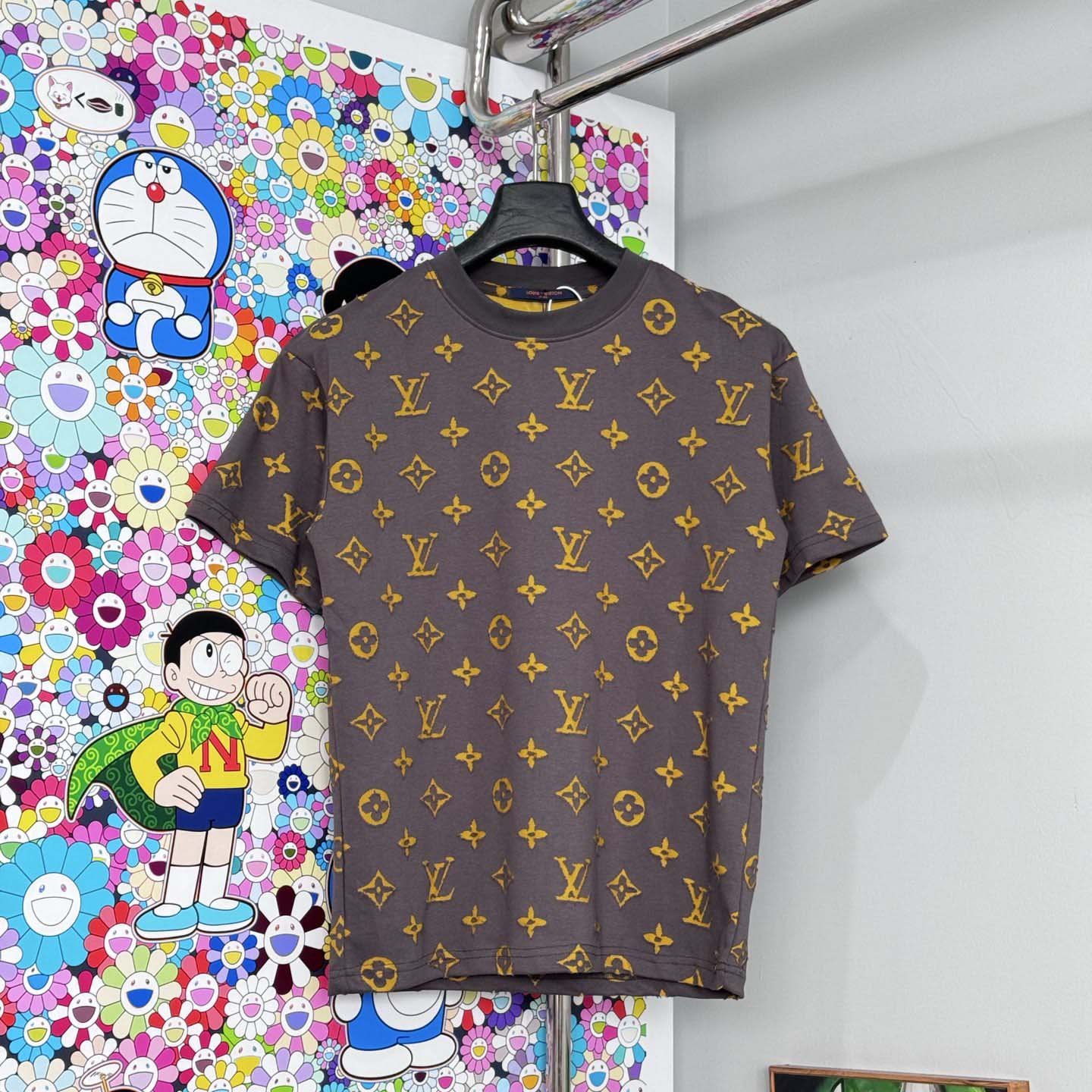 Louis Vuitton Monogram Short-Sleeved Crewneck - FashionPlug