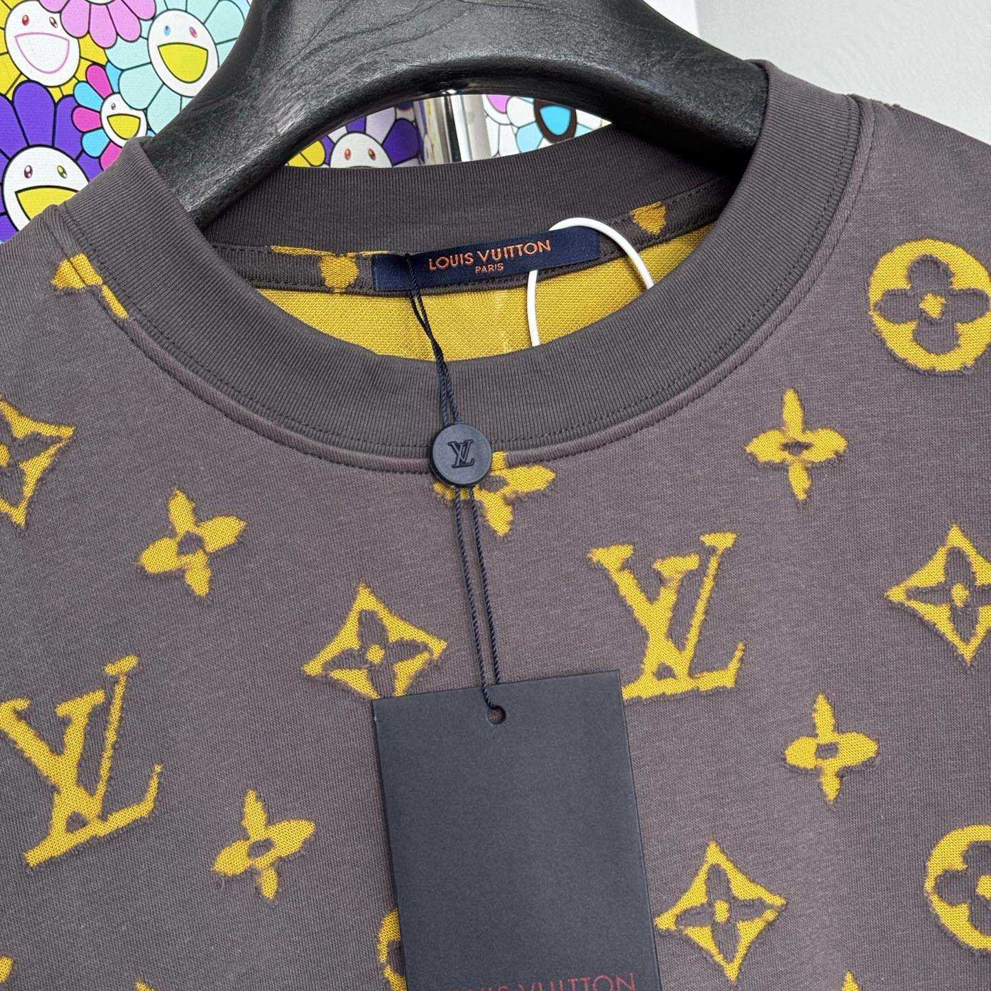Louis Vuitton Monogram Short-Sleeved Crewneck - FashionPlug