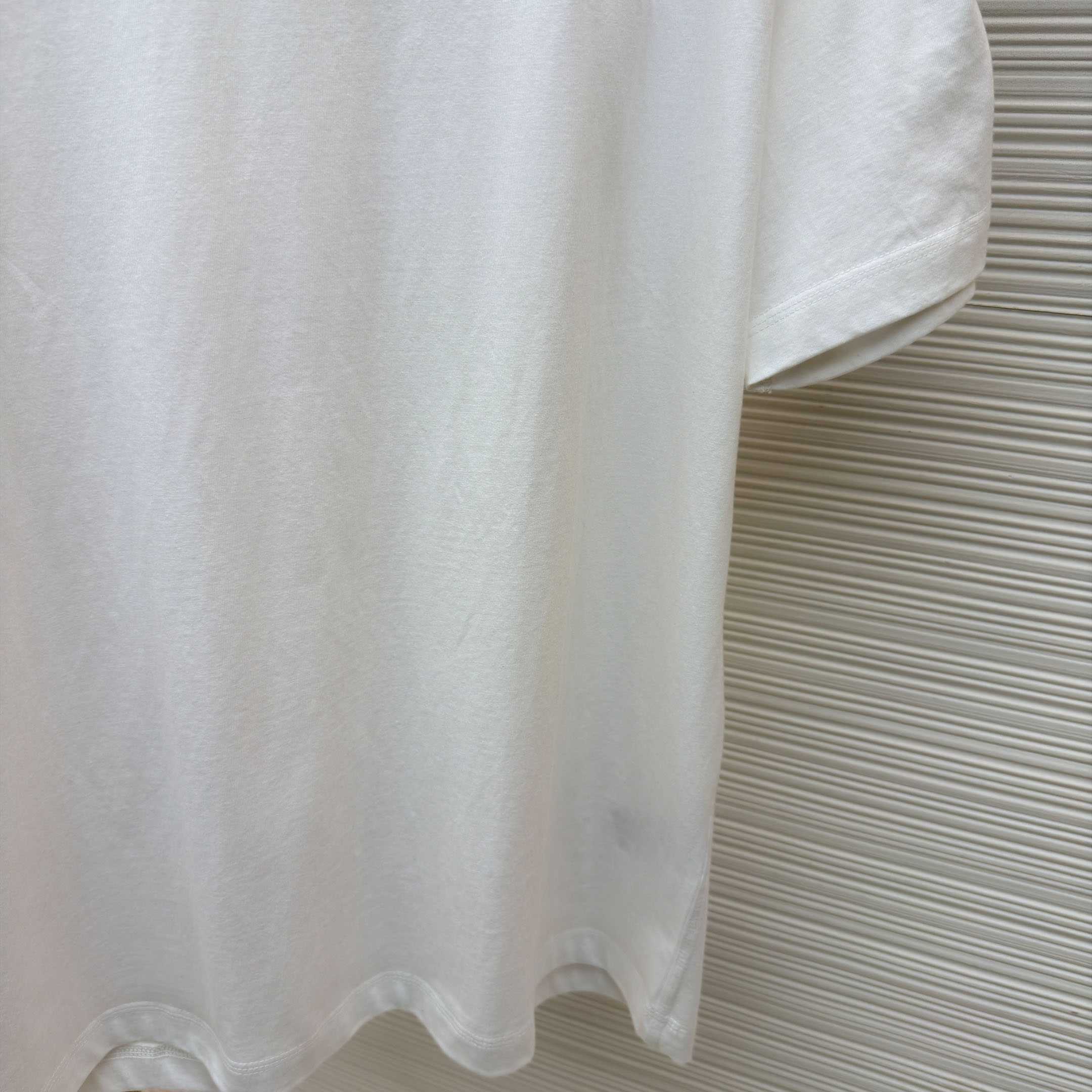 Burberry Check Trim Cotton T-shirt - FashionPlug