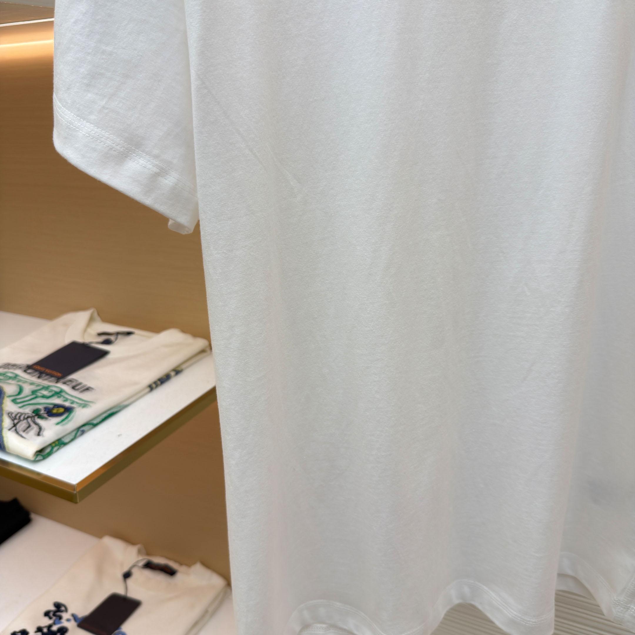 Burberry Check Trim Cotton T-shirt - FashionPlug