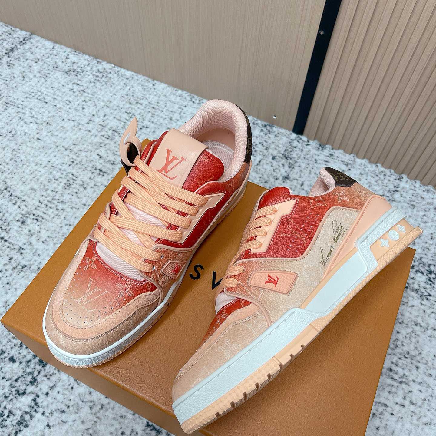 Louis Vuitton LV Trainer Sneaker  1AJTPM - FashionPlug