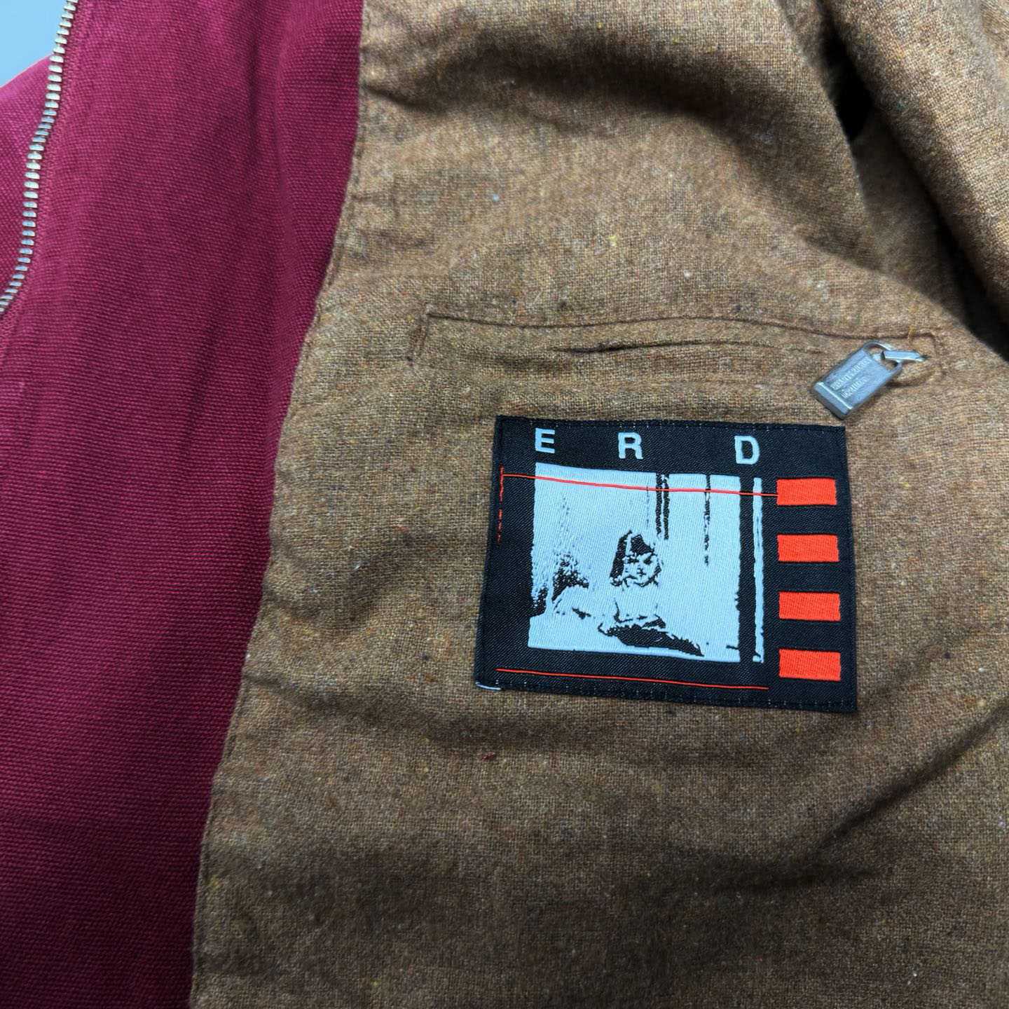 Enfants Riches Deprimes Blanket Lined Work Jacket - FashionPlug