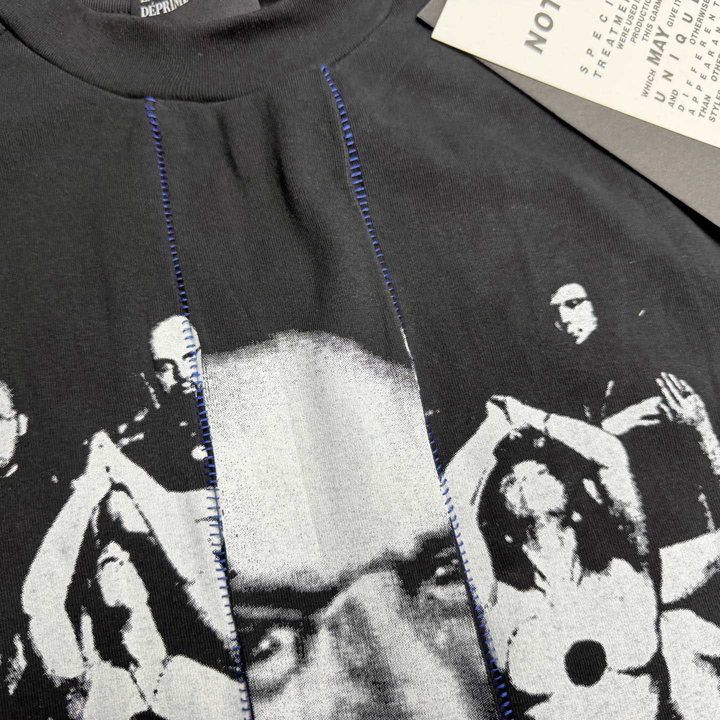 Enfants Riches Deprimes Anton/Hopper Assemblage Raglan T-Shirt 'Faded Black' - FashionPlug