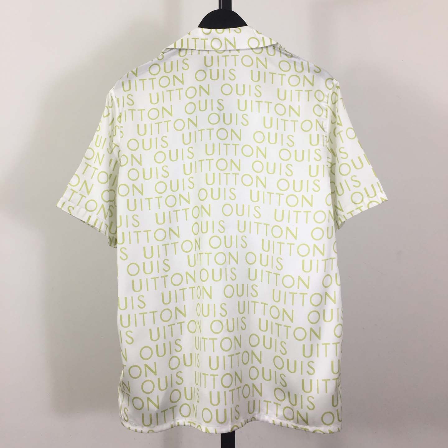 Louis Vuitton Short-Sleeved Printed Silk Shirt   1AJUTC - FashionPlug