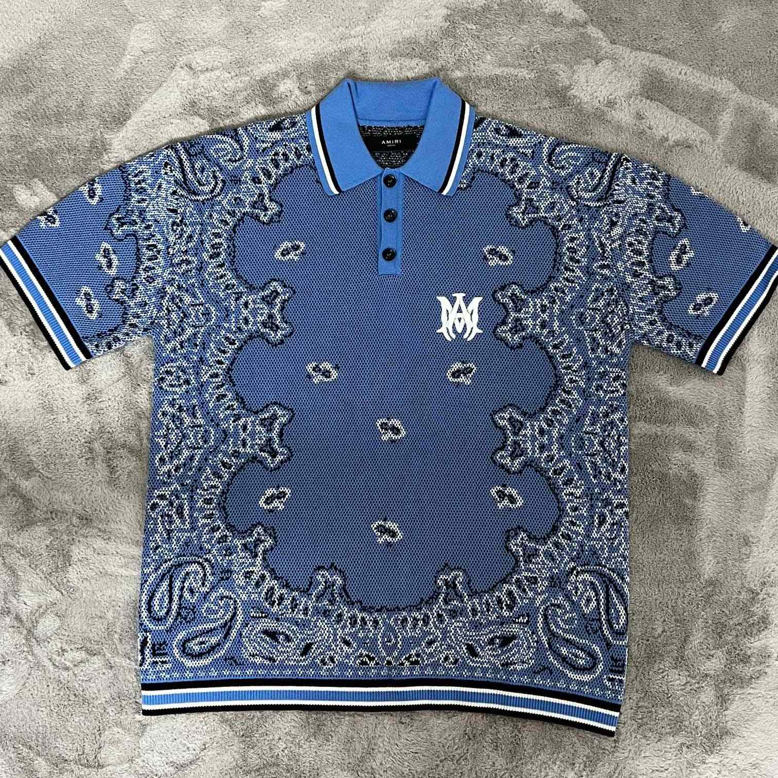 Amiri Bandana Polo - FashionPlug